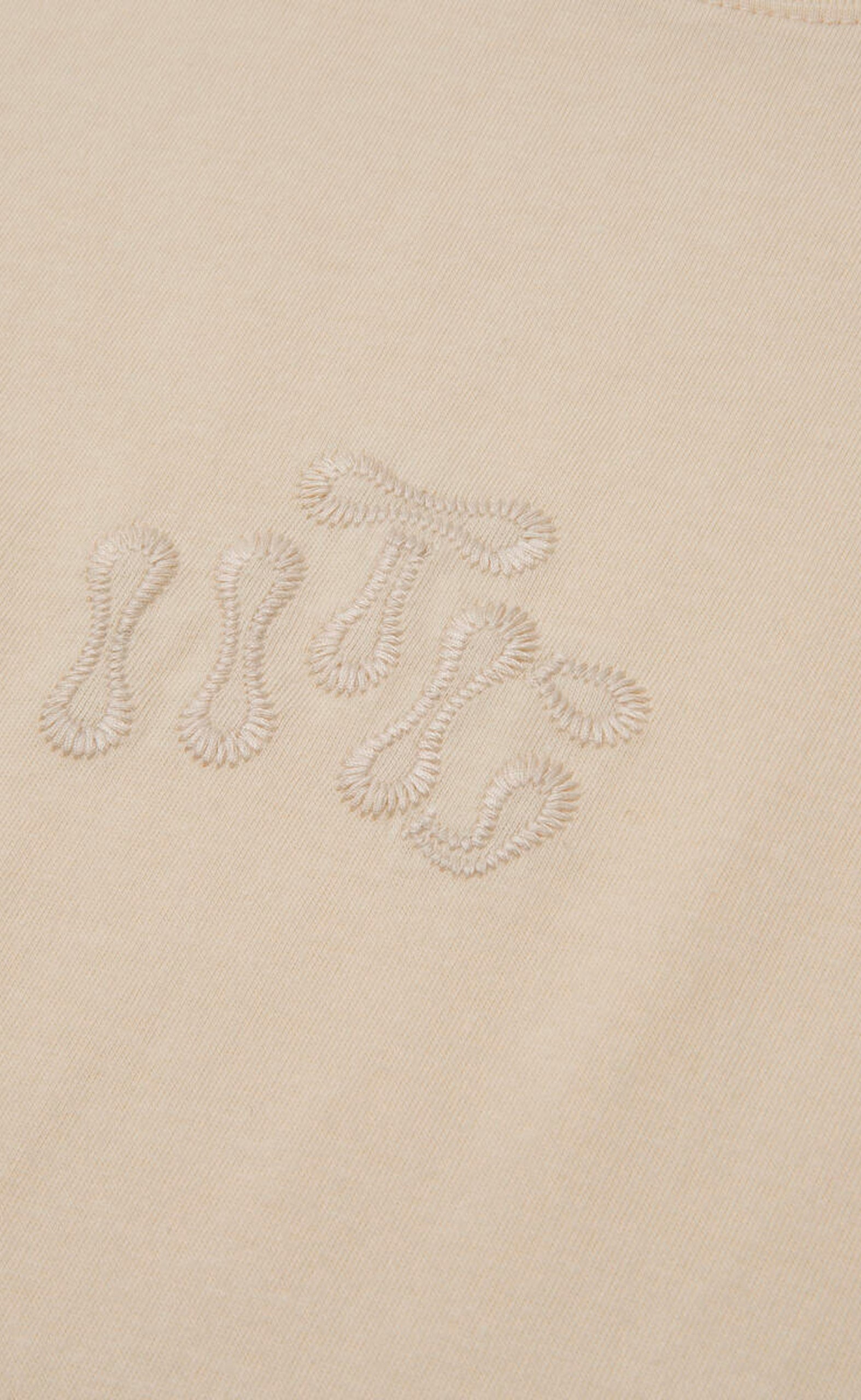 HTG EMBROIDERY LOGO BONE T-SHIRT