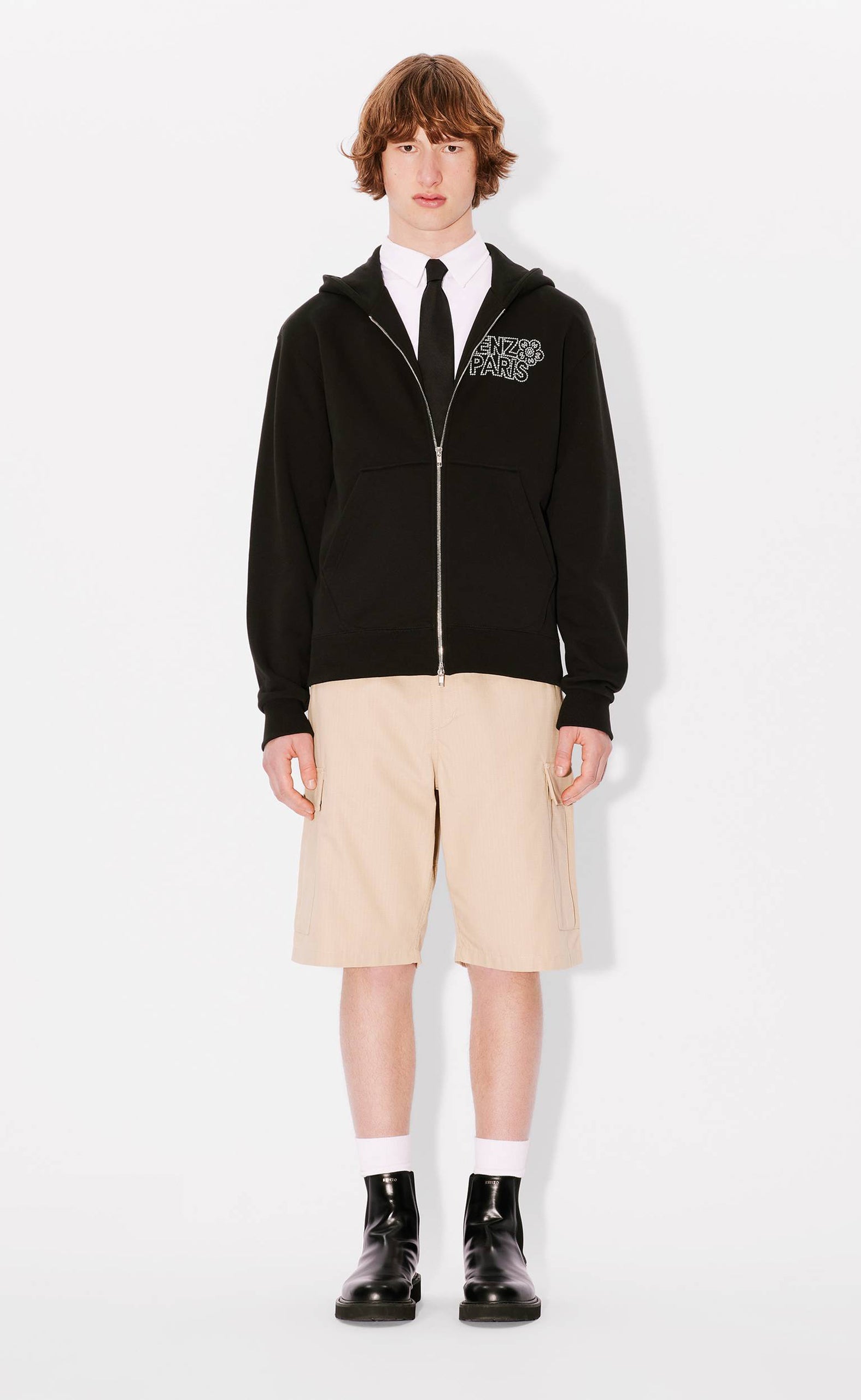 CONSTELLATION EMB BLACK HOODIE