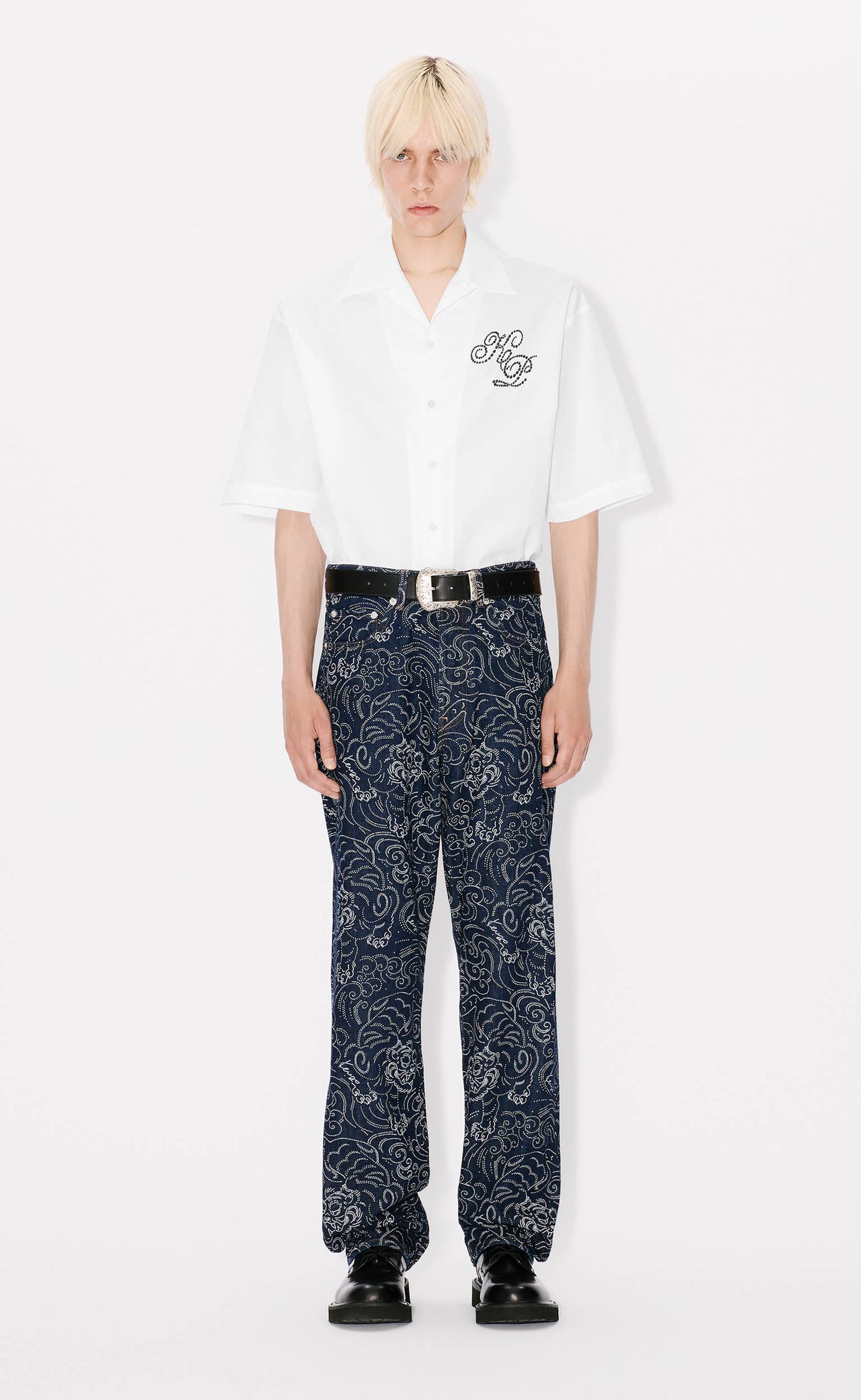 CONSTELLATION HAWAIIAN WHITE SHIRT