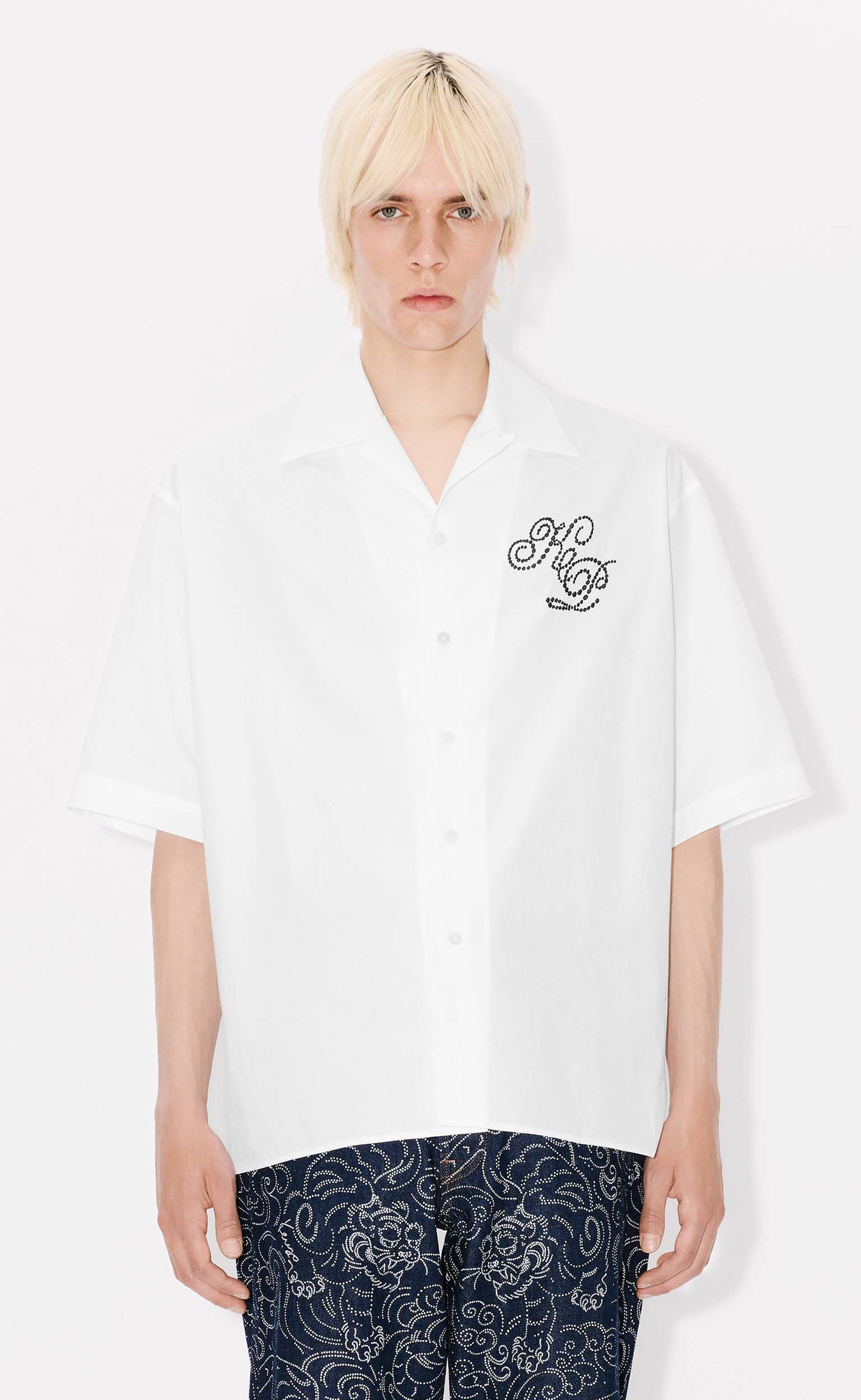 CONSTELLATION HAWAIIAN WHITE SHIRT