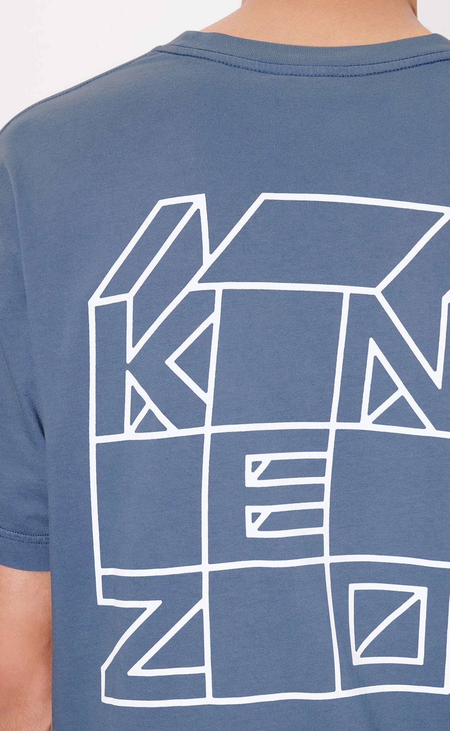 KENZO KUBE CLASSIC BLUE T-SHIRT
