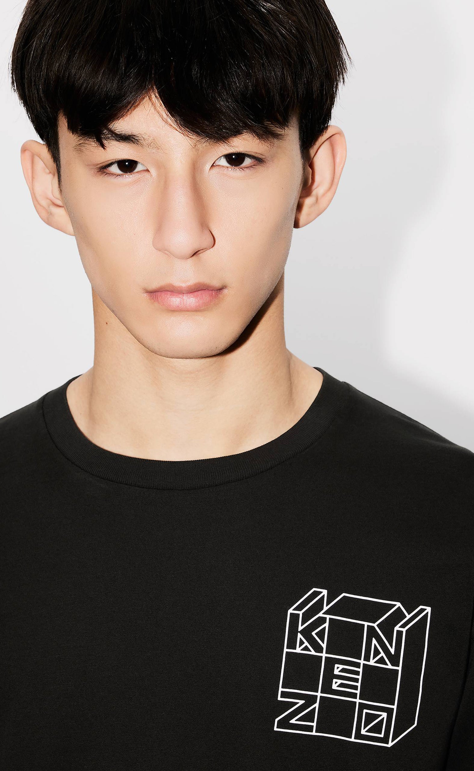 KUBE CLASSIC GOTS BLACK LONGSLEEVE