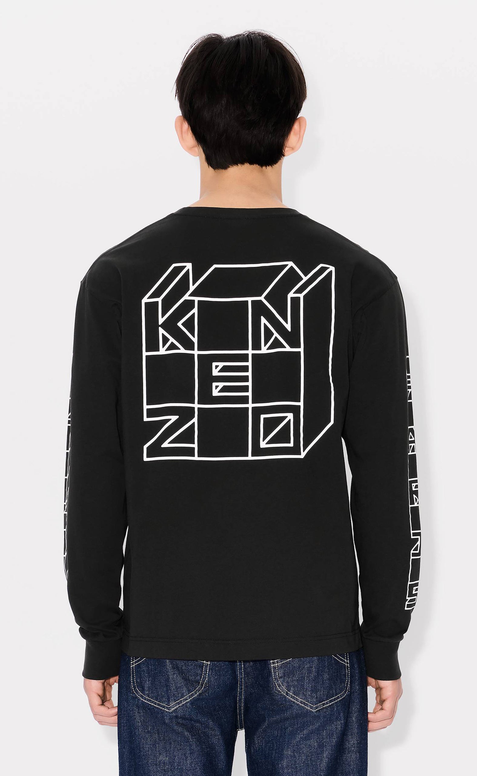 KUBE CLASSIC GOTS BLACK LONGSLEEVE