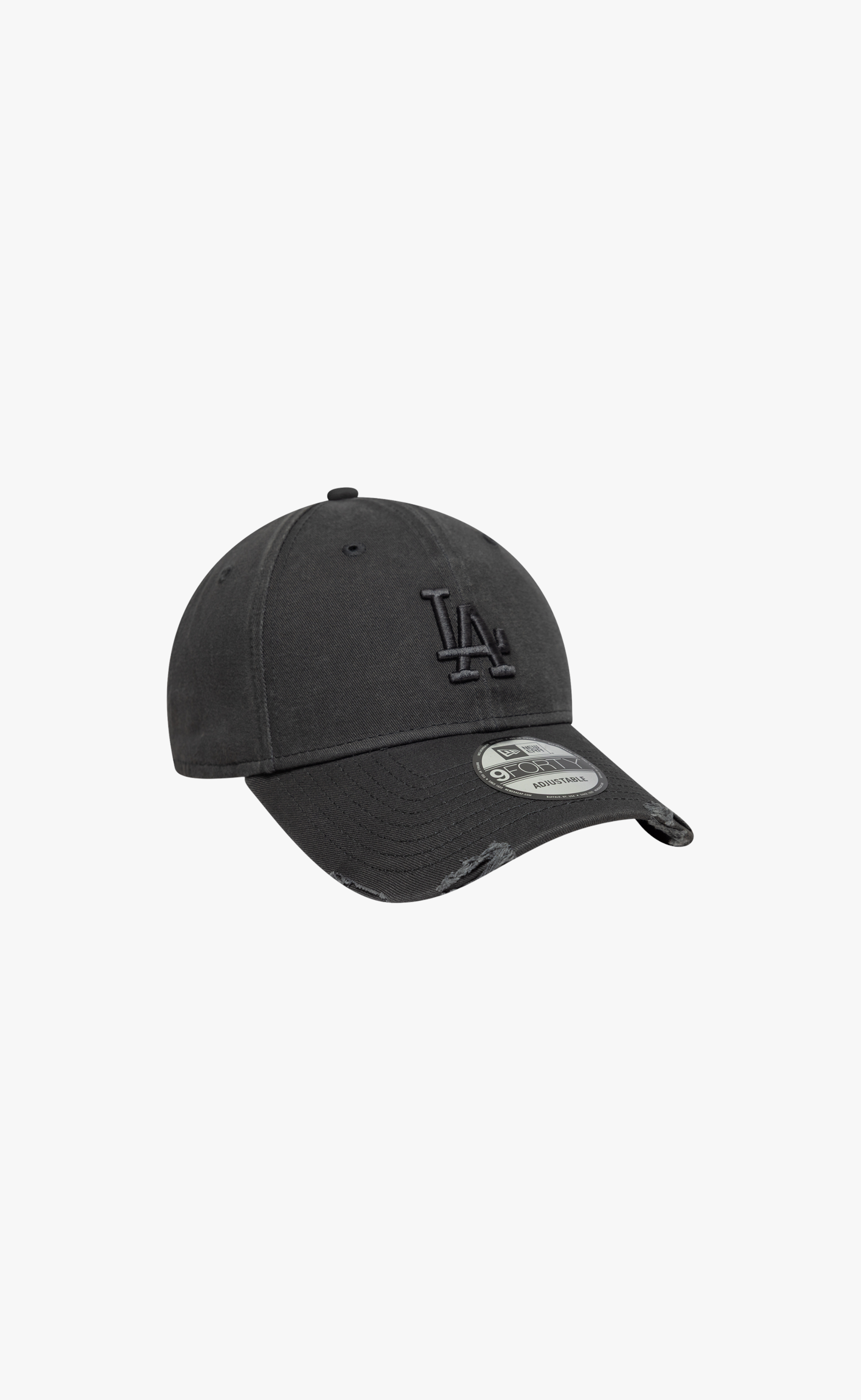 LOS ANGELES DODGERS WASH DISTRESS 9FORTY CHARCOAL HAT