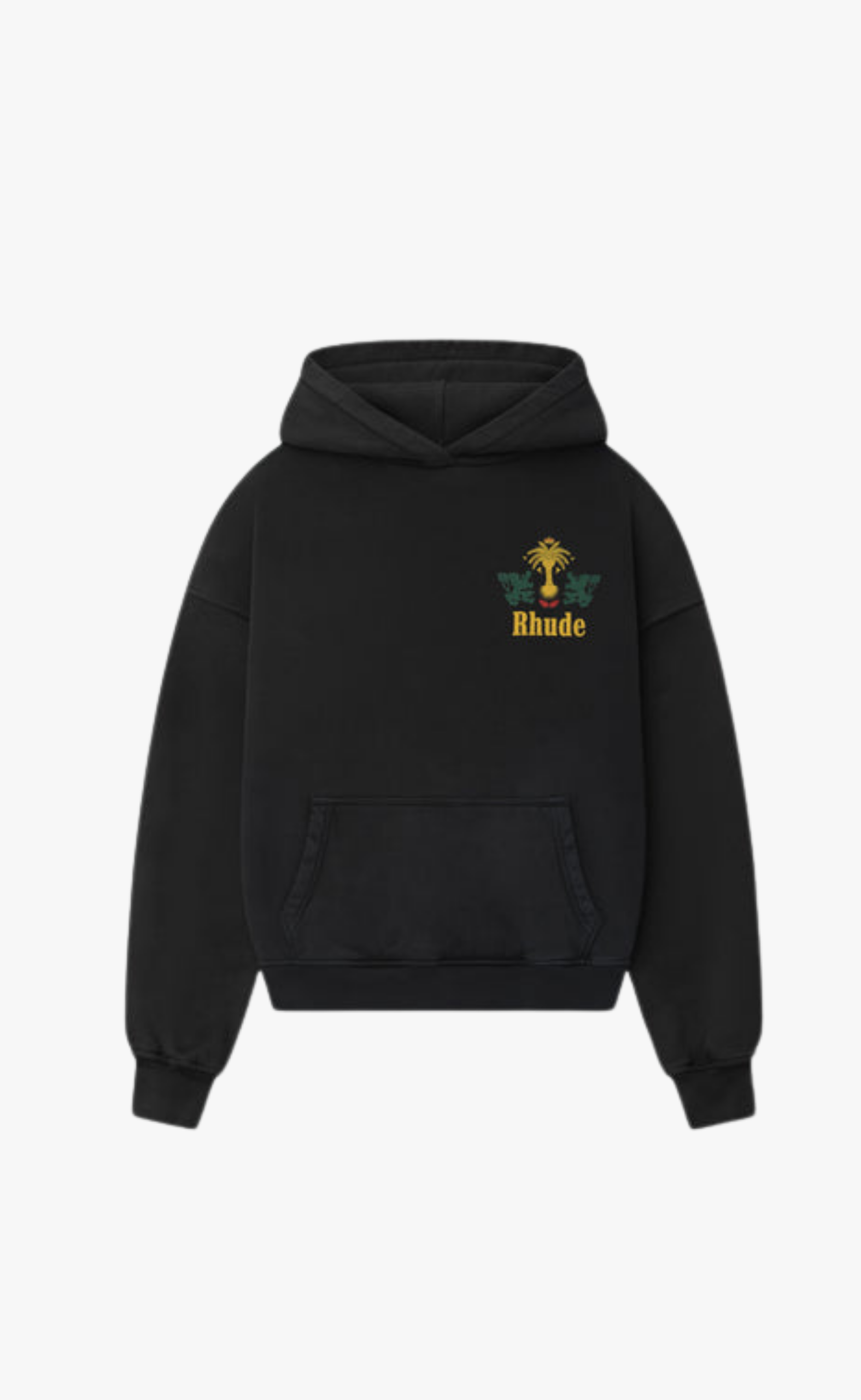 RHUDE TABACO BLACK HOODIE