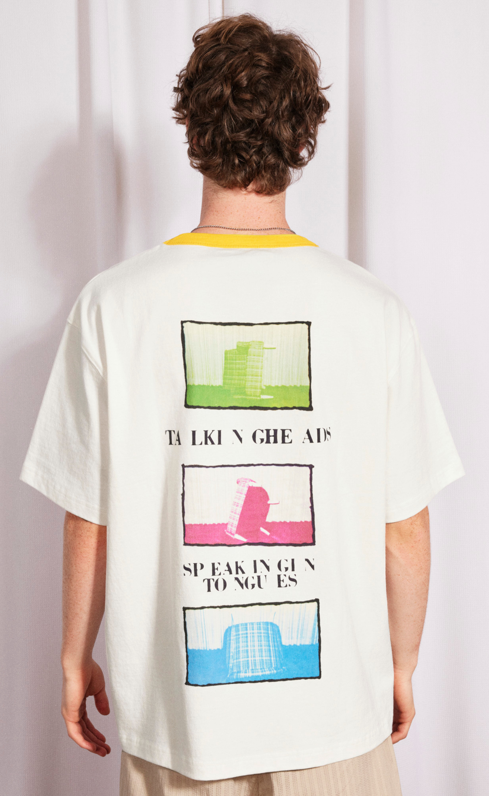 SPEAKING HEAVYWEIGHT WHITE T-SHIRT