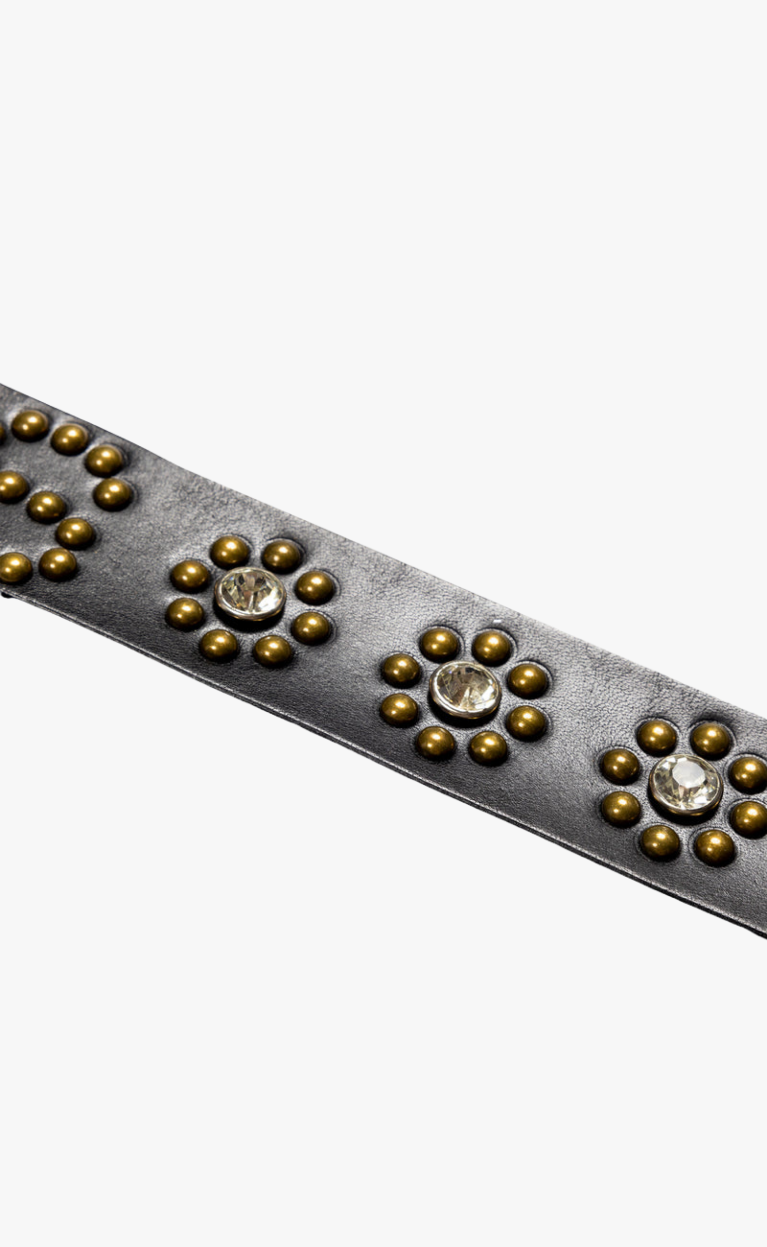STUDDED BLACK BELT
