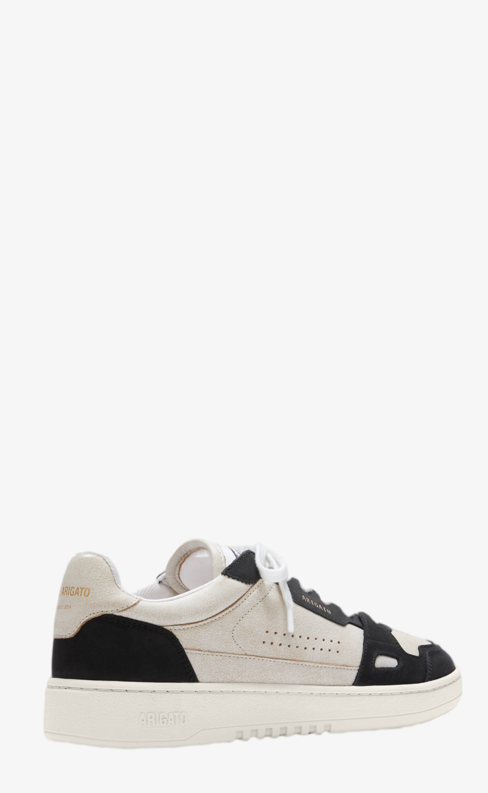 DICE LOW BEIGE BLACK SNEAKERS
