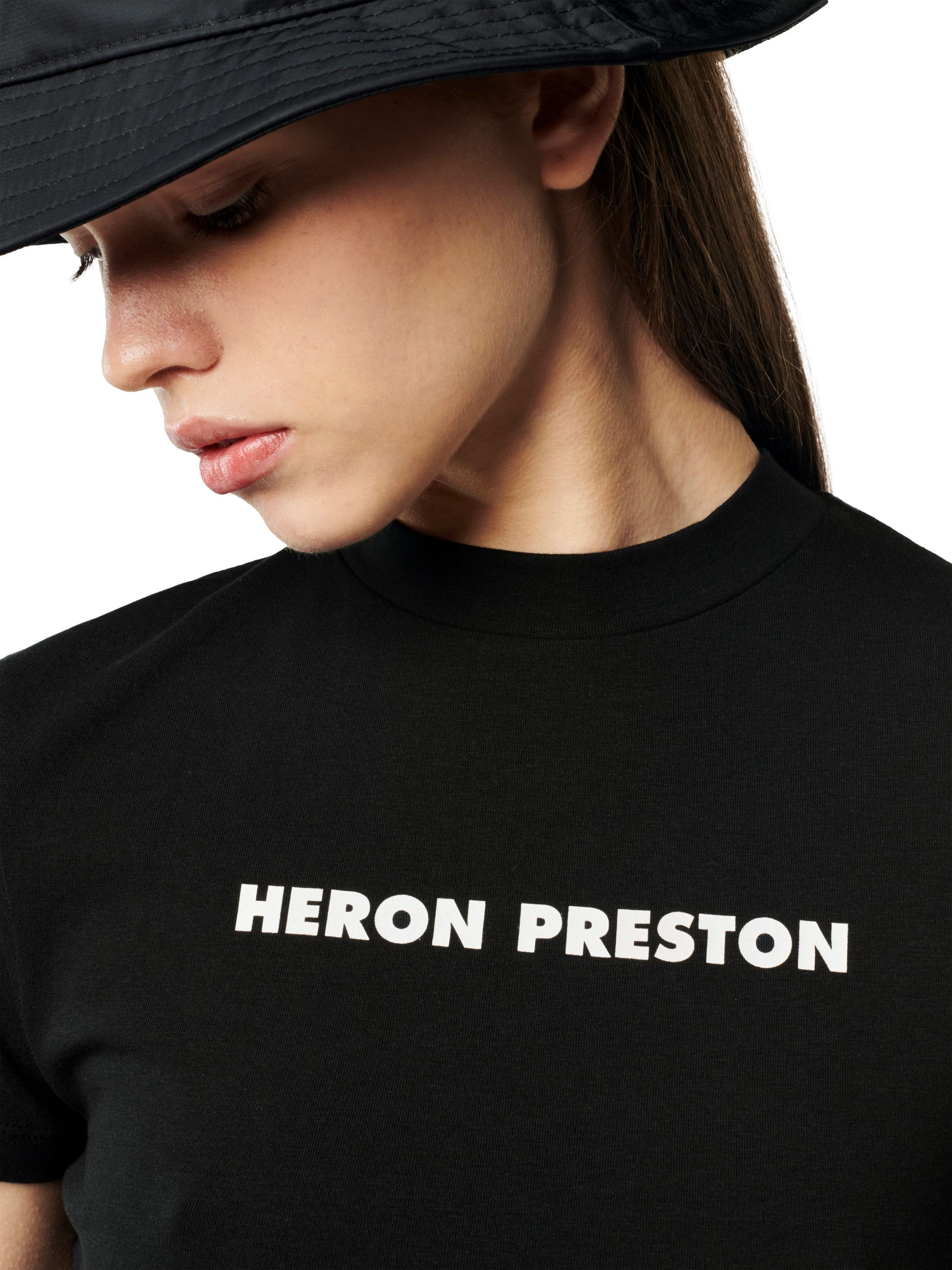 HERON PRESTON SS BABY TEE BLACK WHITE