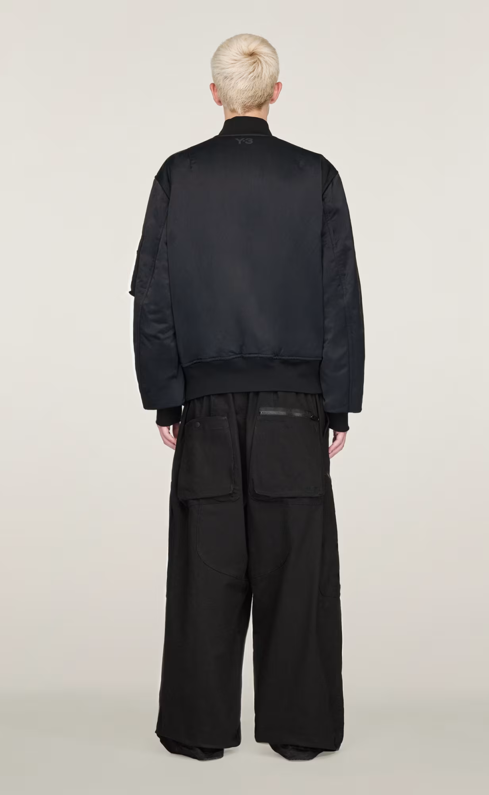 Y-3 BOMBER BLACK JACKET