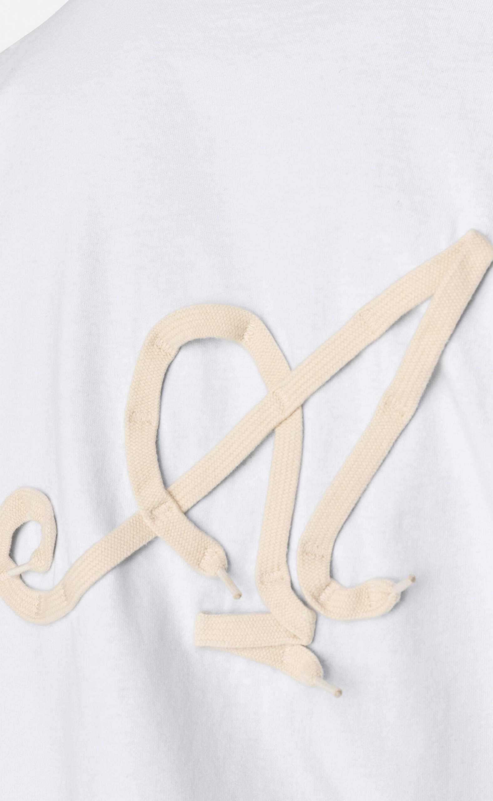 LACED WHITE T-SHIRT