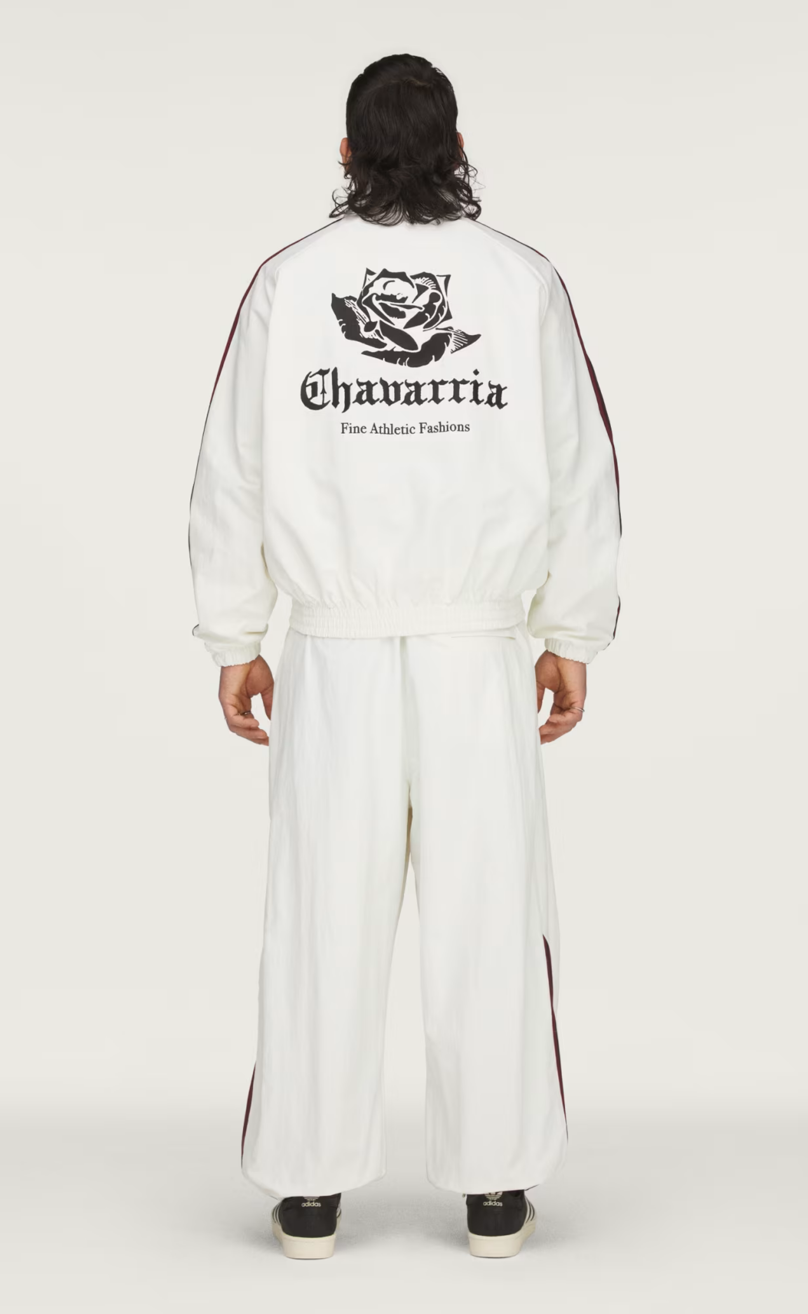 WC WOVEN WHITE TRACK JACKET