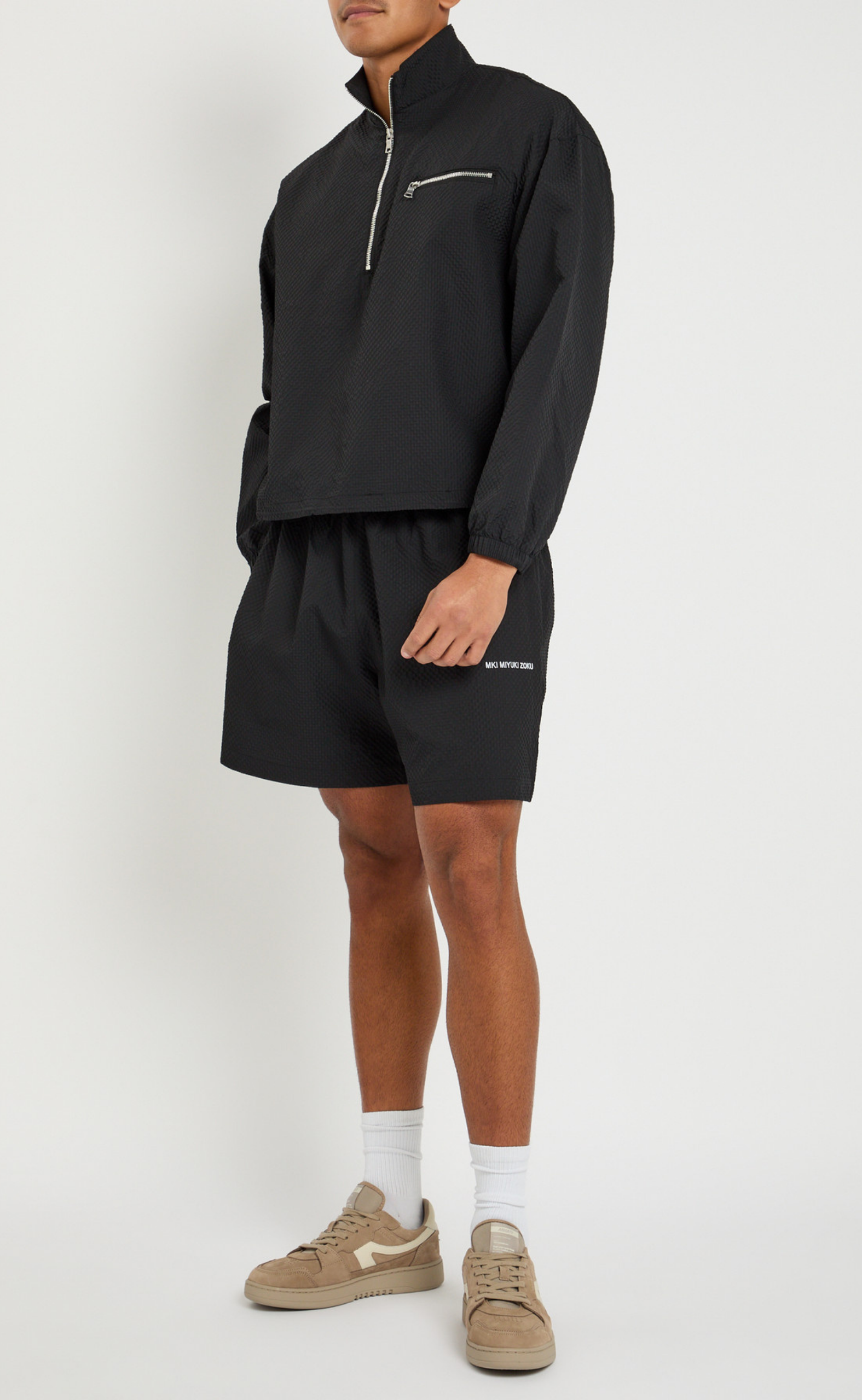 SANDWASH CUPRO BLACK SHORTS