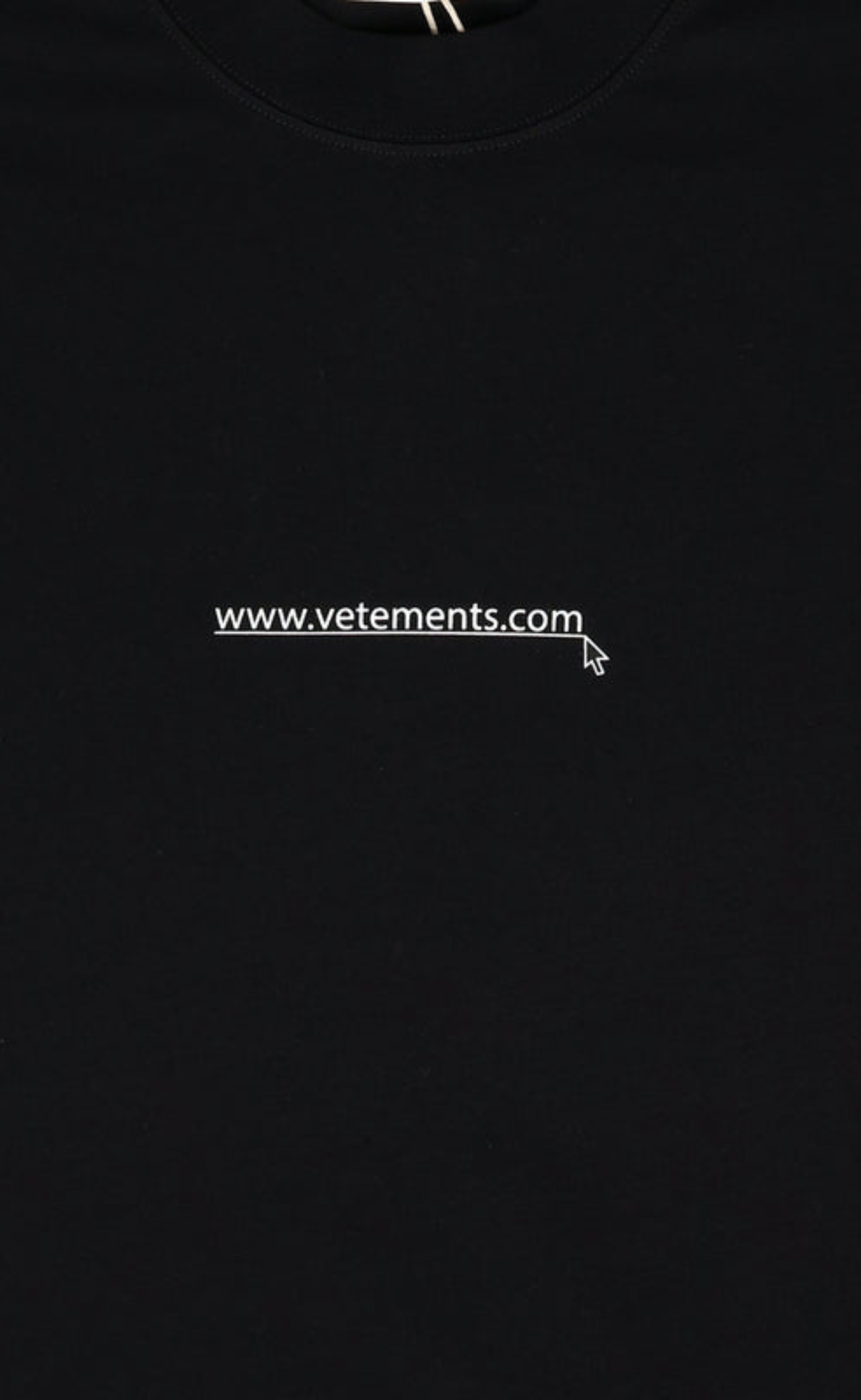 WEBSITE LOGO BLACK T-SHIRT
