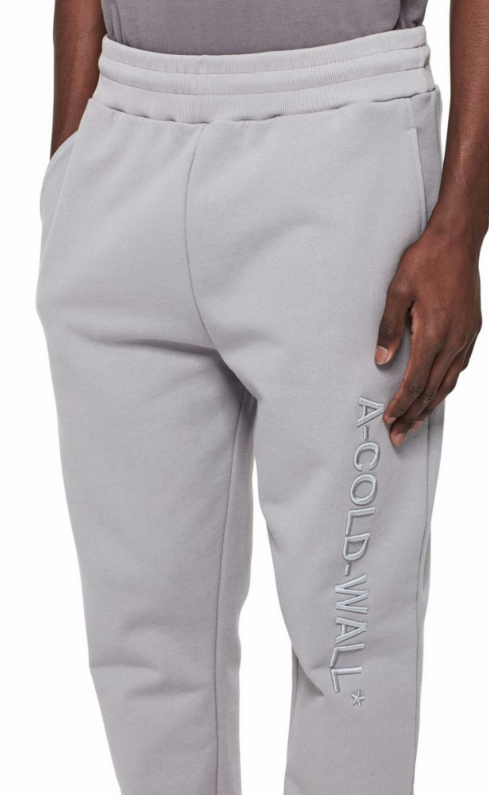 EMBROIDERY LOGO SLATE GREY SWEATPANT