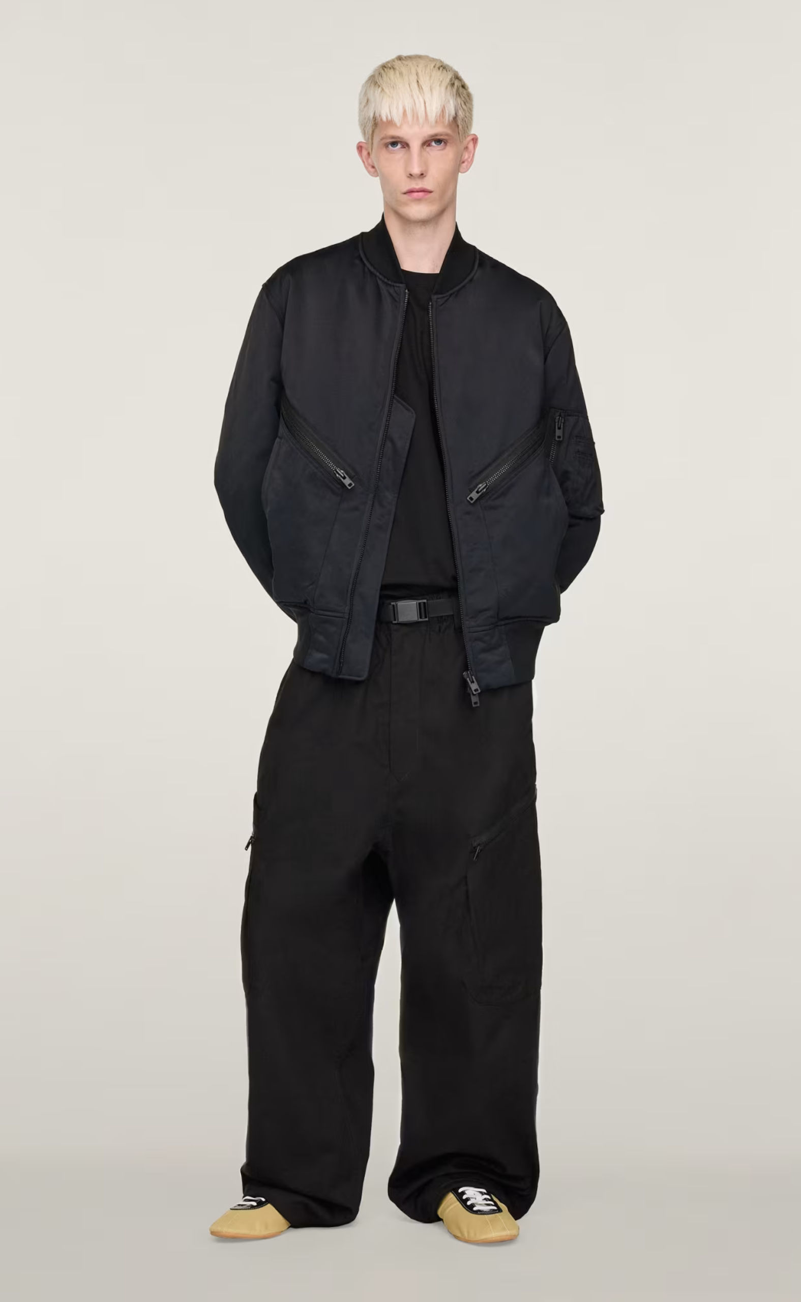 Y-3 BOMBER BLACK JACKET