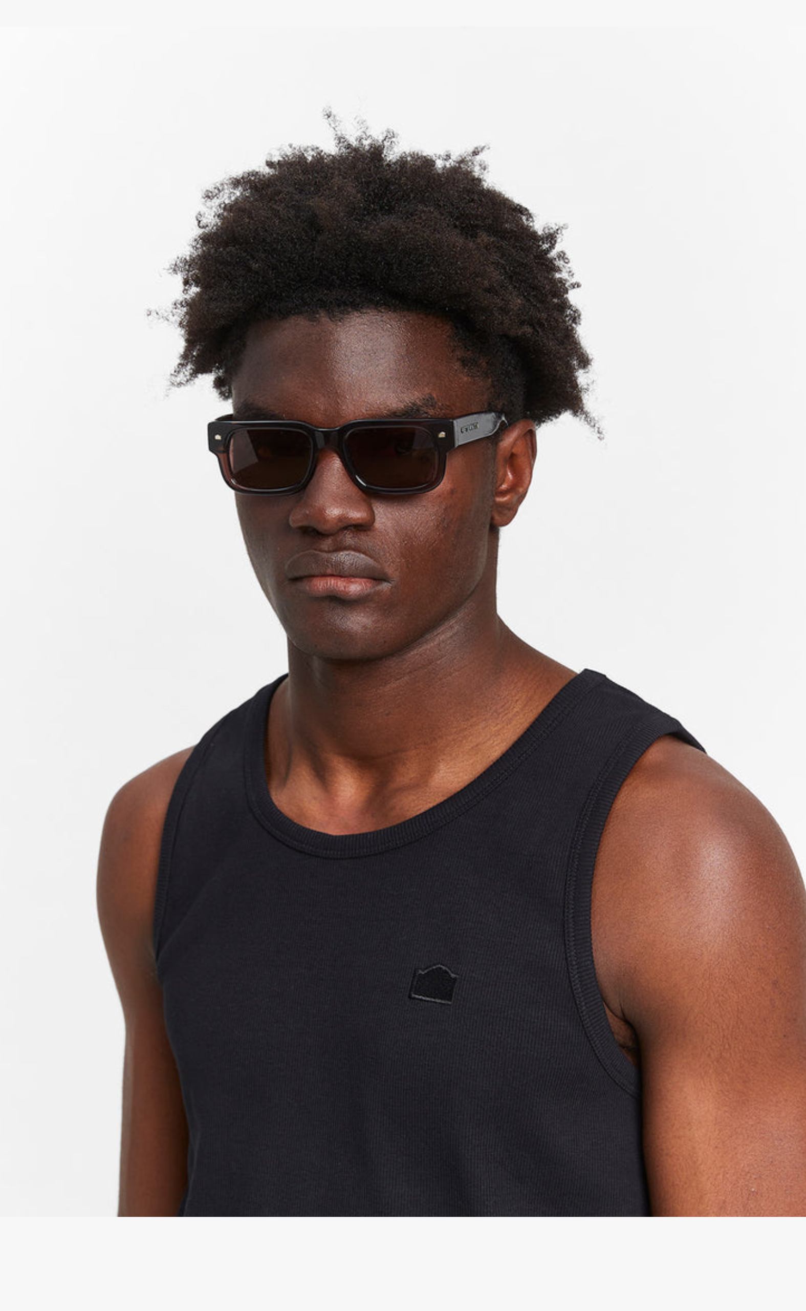 AIMÉE DARK BROWN SUNGLASSES