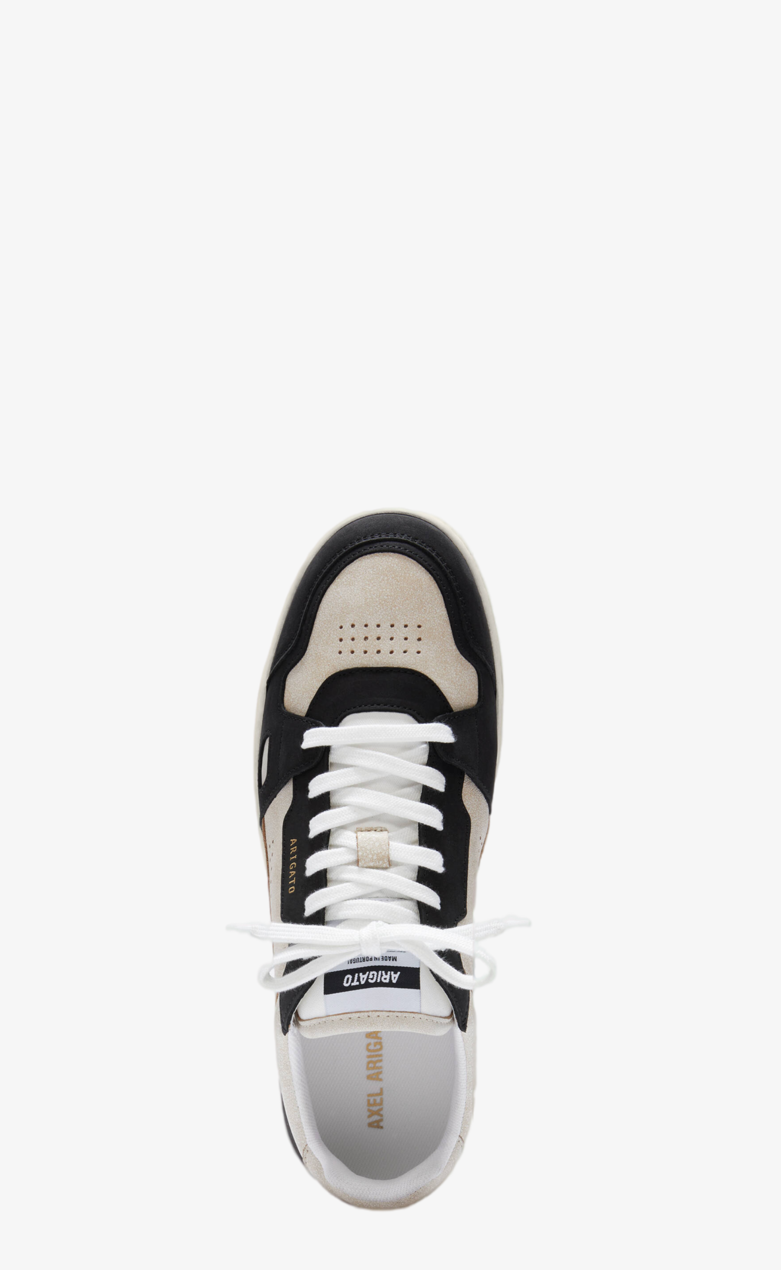 DICE LOW BEIGE BLACK SNEAKERS