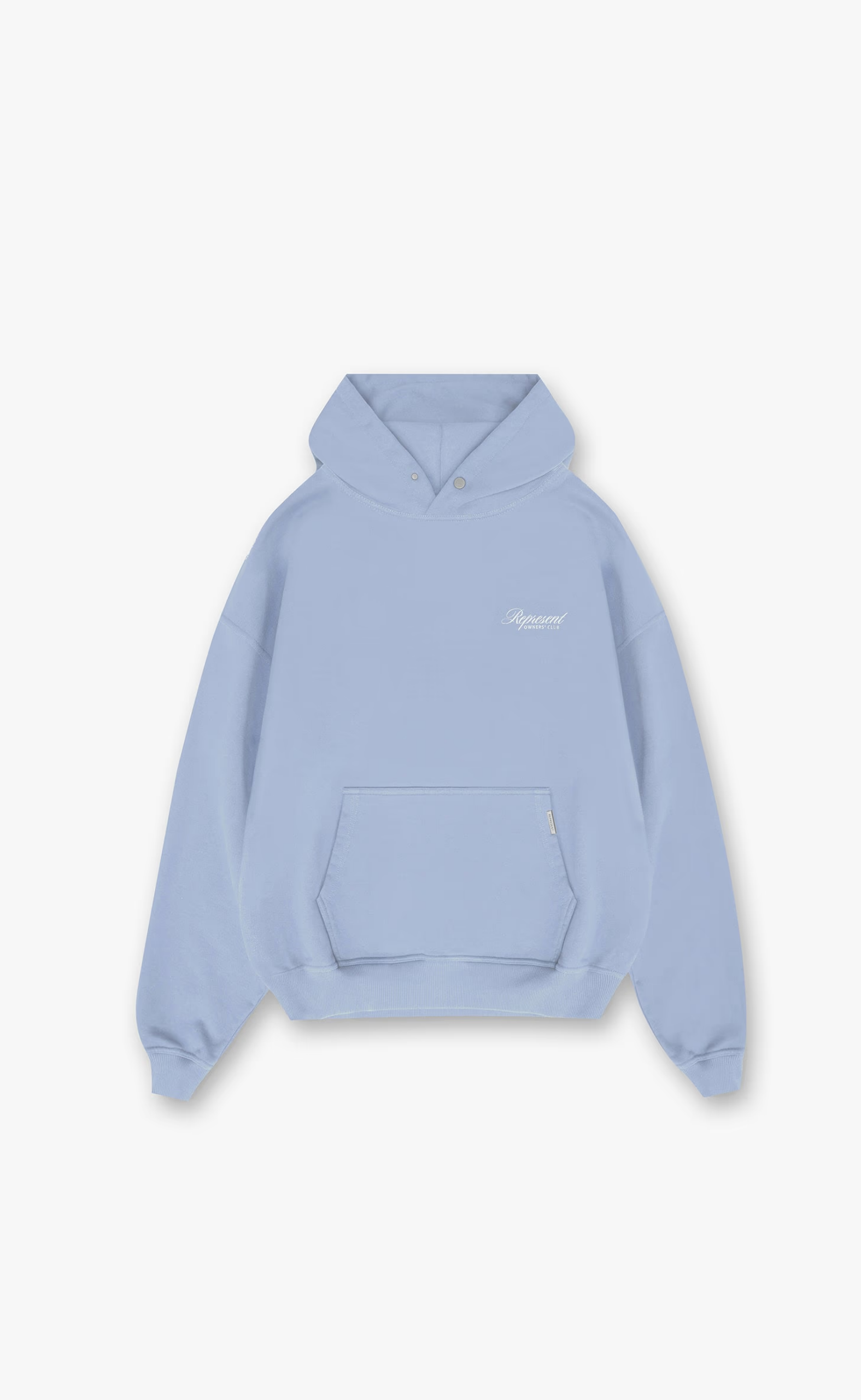 REPRESENT OWNERS CLUB SCRIPT DUSTY BLUE HOODIE
