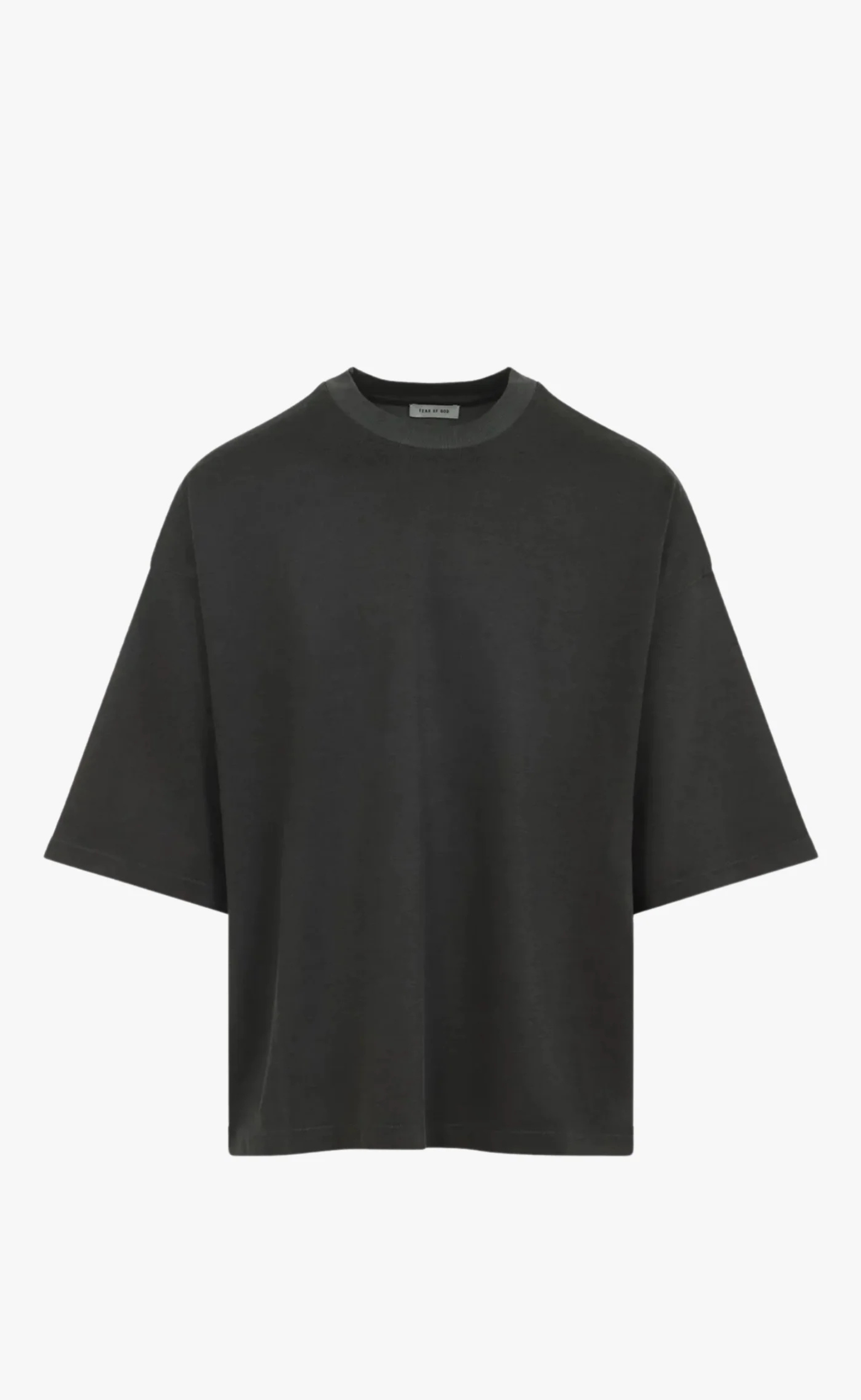 RELAXED SS OFF BLACK T-SHIRT
