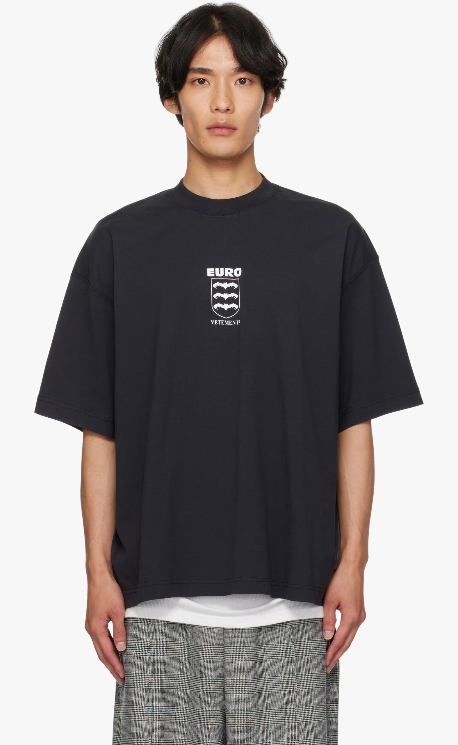 BATS LOGO REGULAR WASHED BLACKT-SHIRT