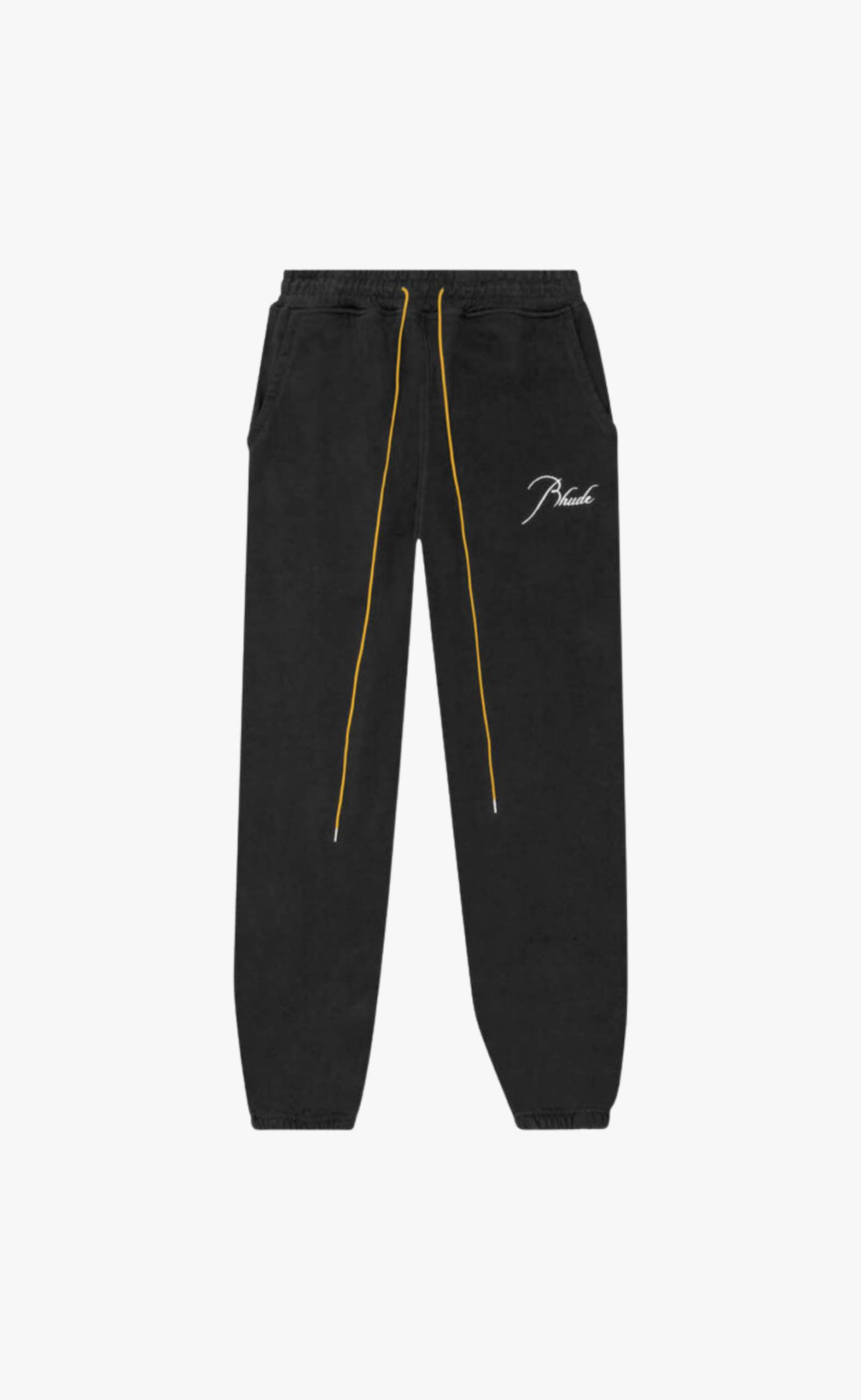 CLASSIQUE CUFFED BLACK SWEATPANTS