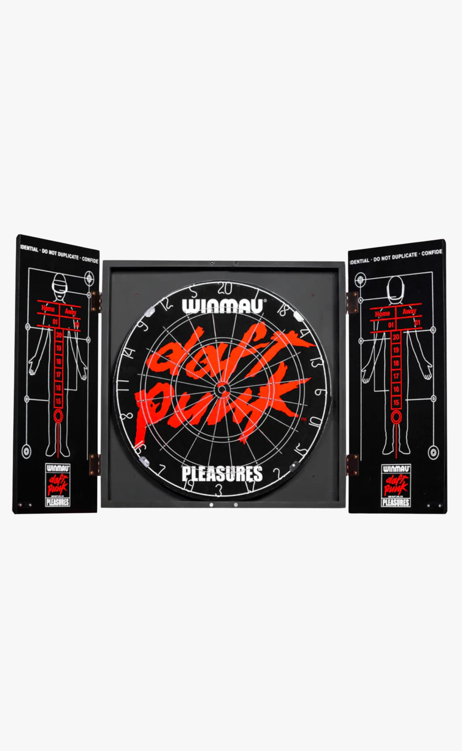 SCHEMATIC BLACK DARTBOARD