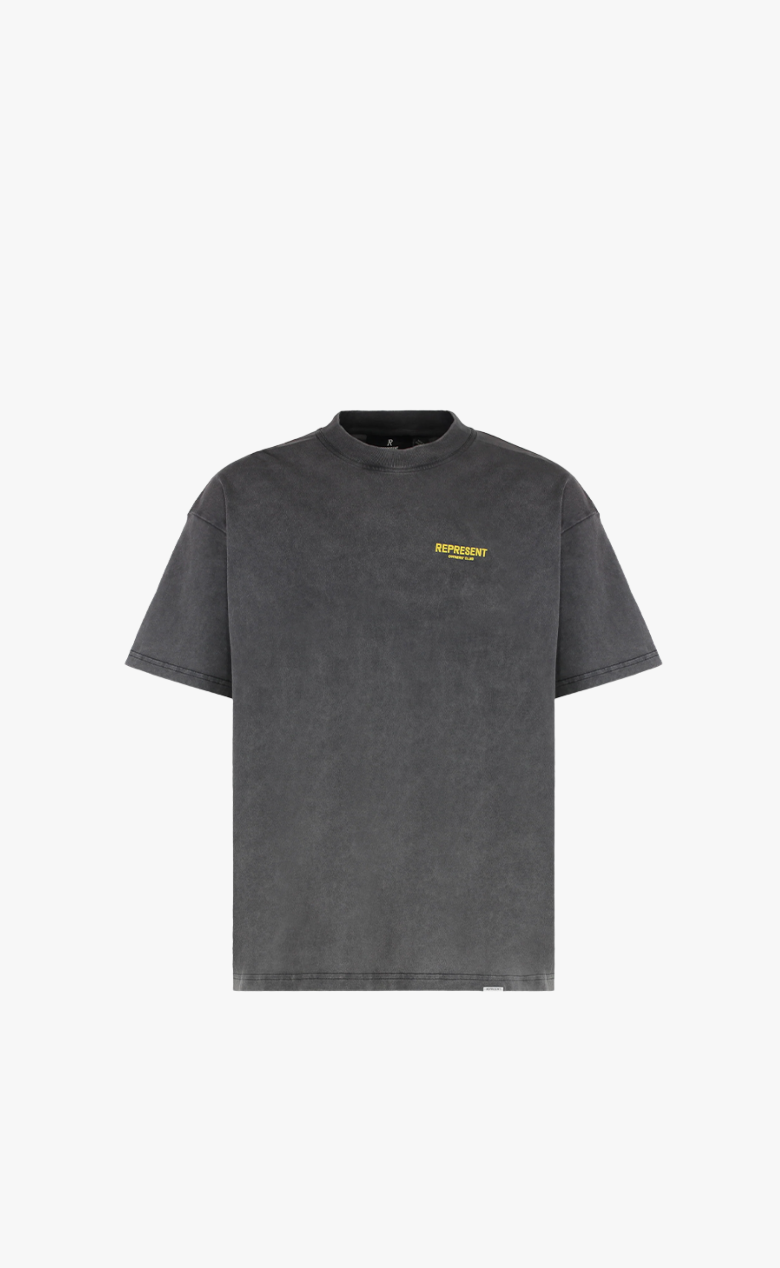 REPRESENT OWNERS CLUB VINTAGE GREY YELLOW T-SHIRT