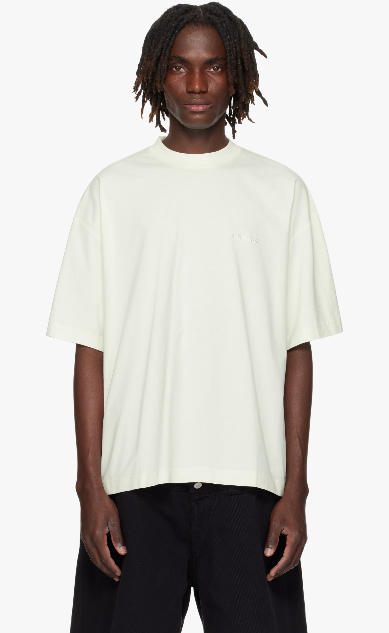 LOGO REGULAR ICE WHITE T-SHIRT