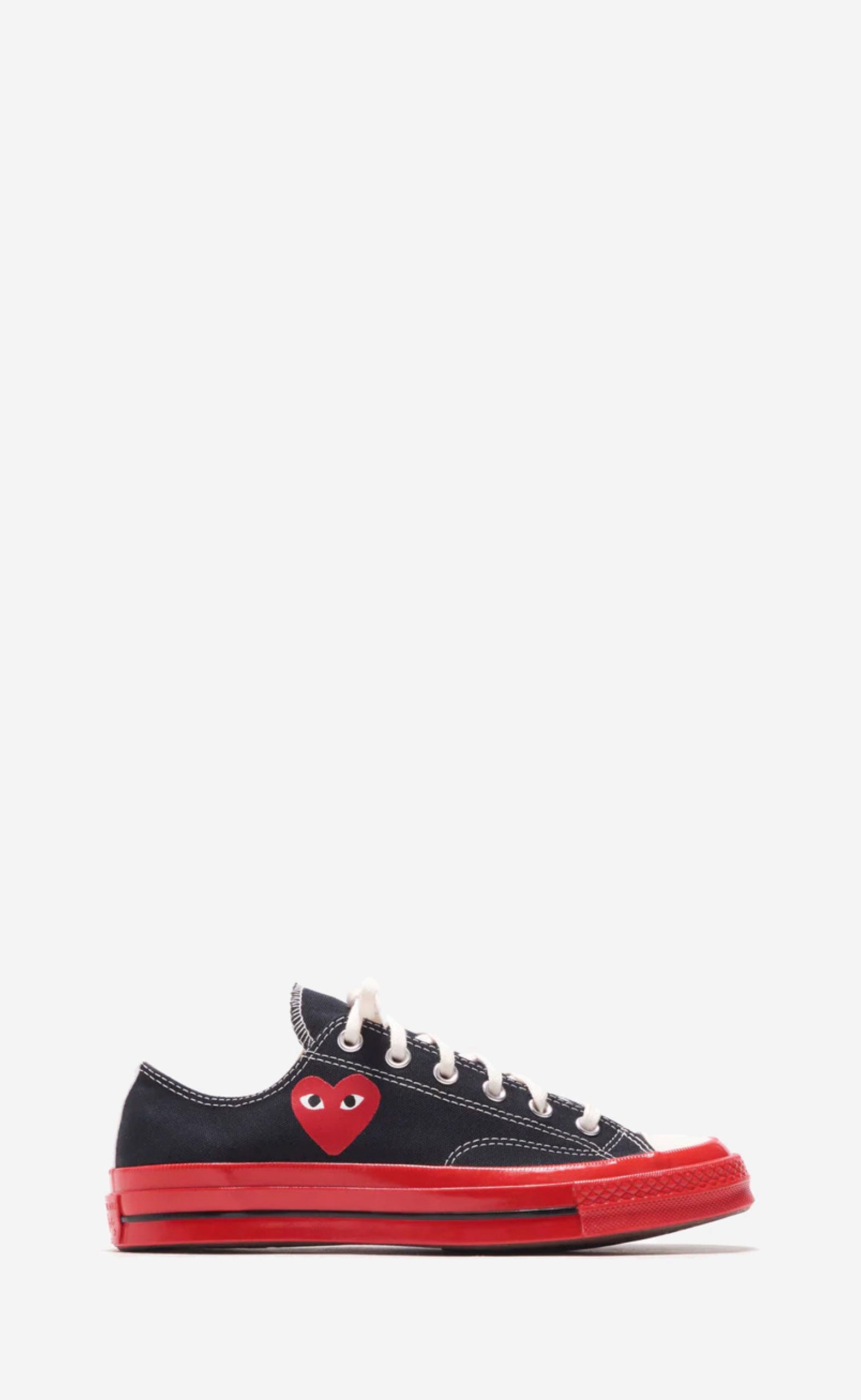 BLACK PLAY COMME DES GARÇONS X CONVERSE RED SOLE CHUCK 70 LOW TOP