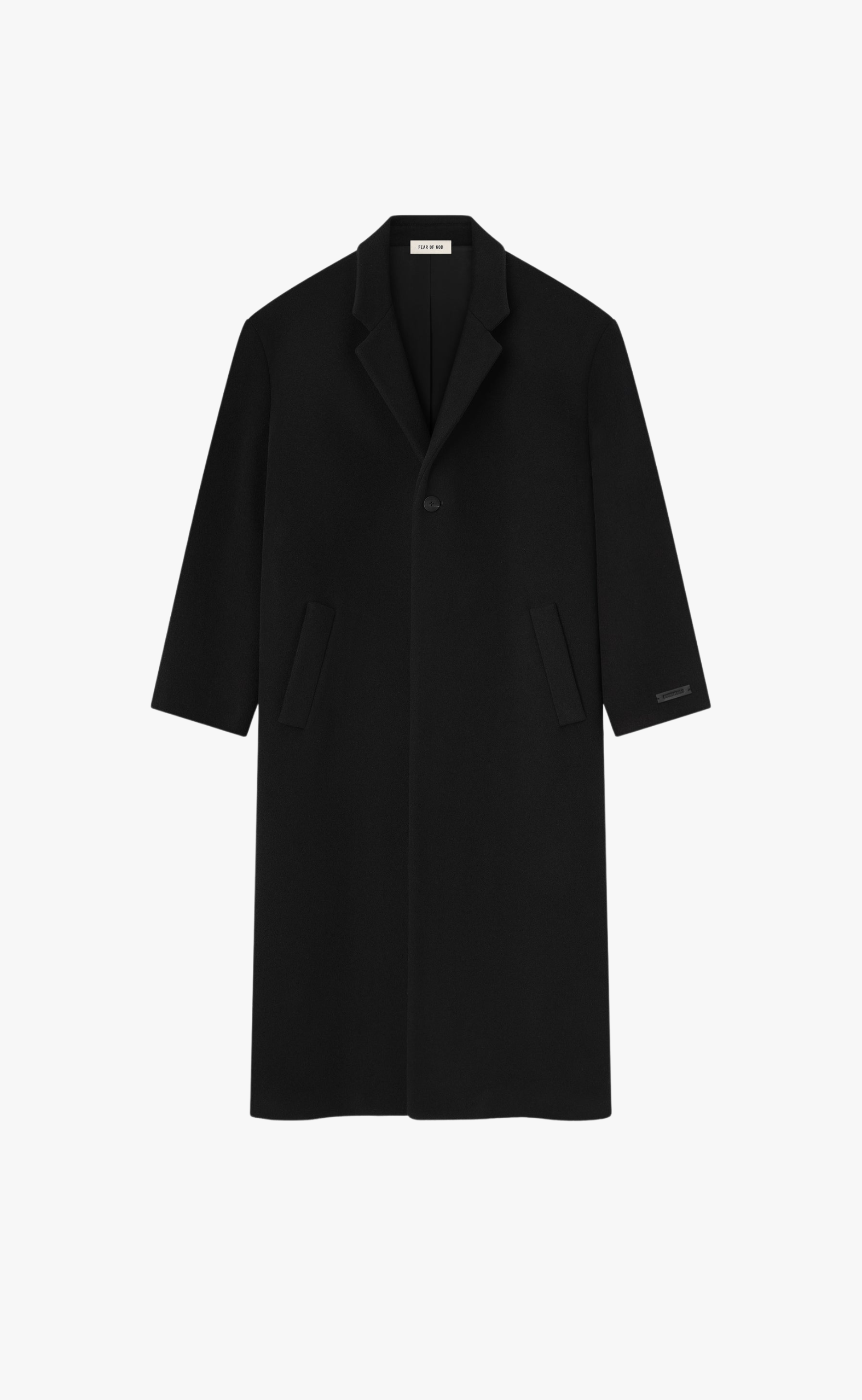 RELAXED BLACK COAT