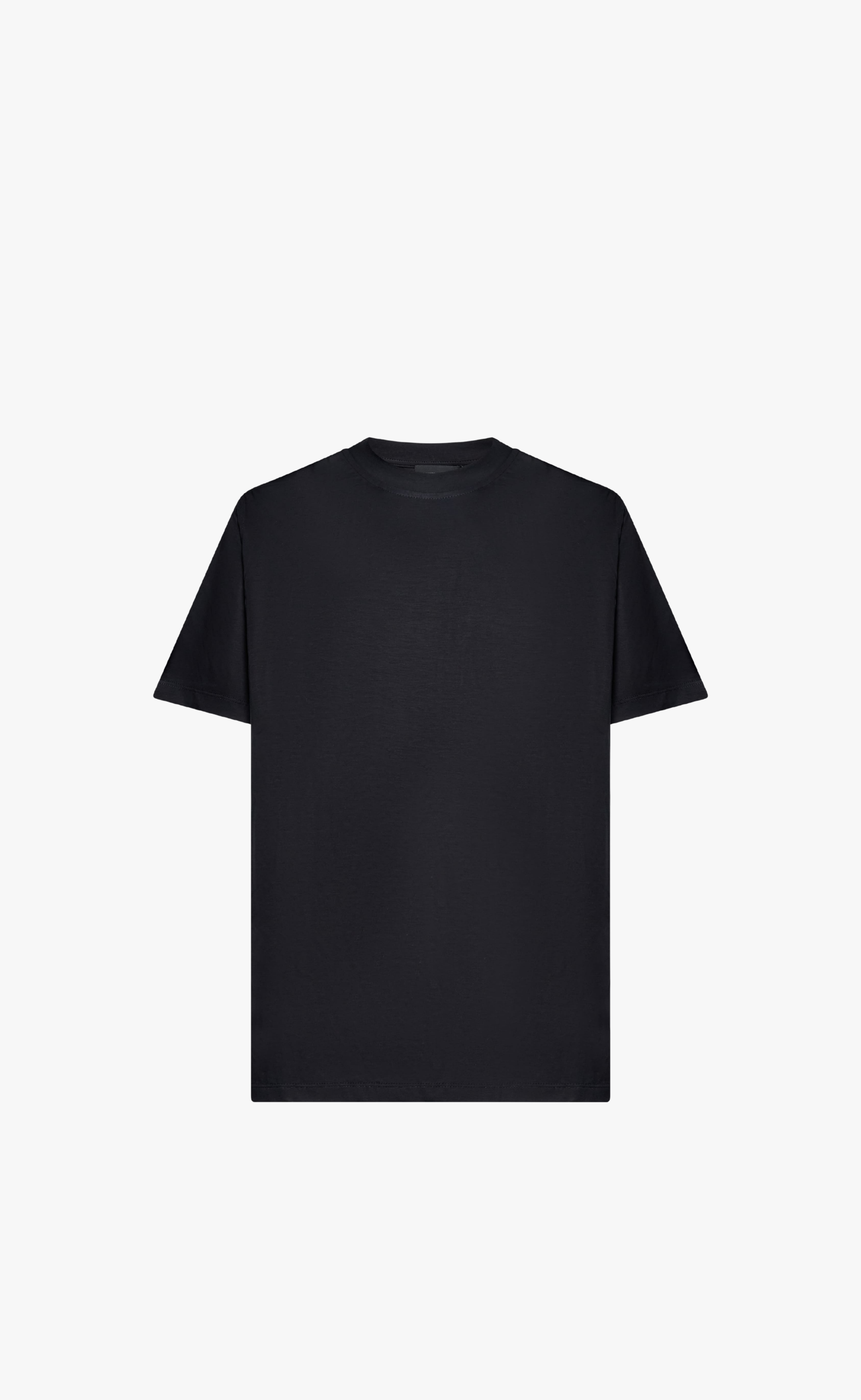 REGULAR COTTON BLACK T-SHIRT