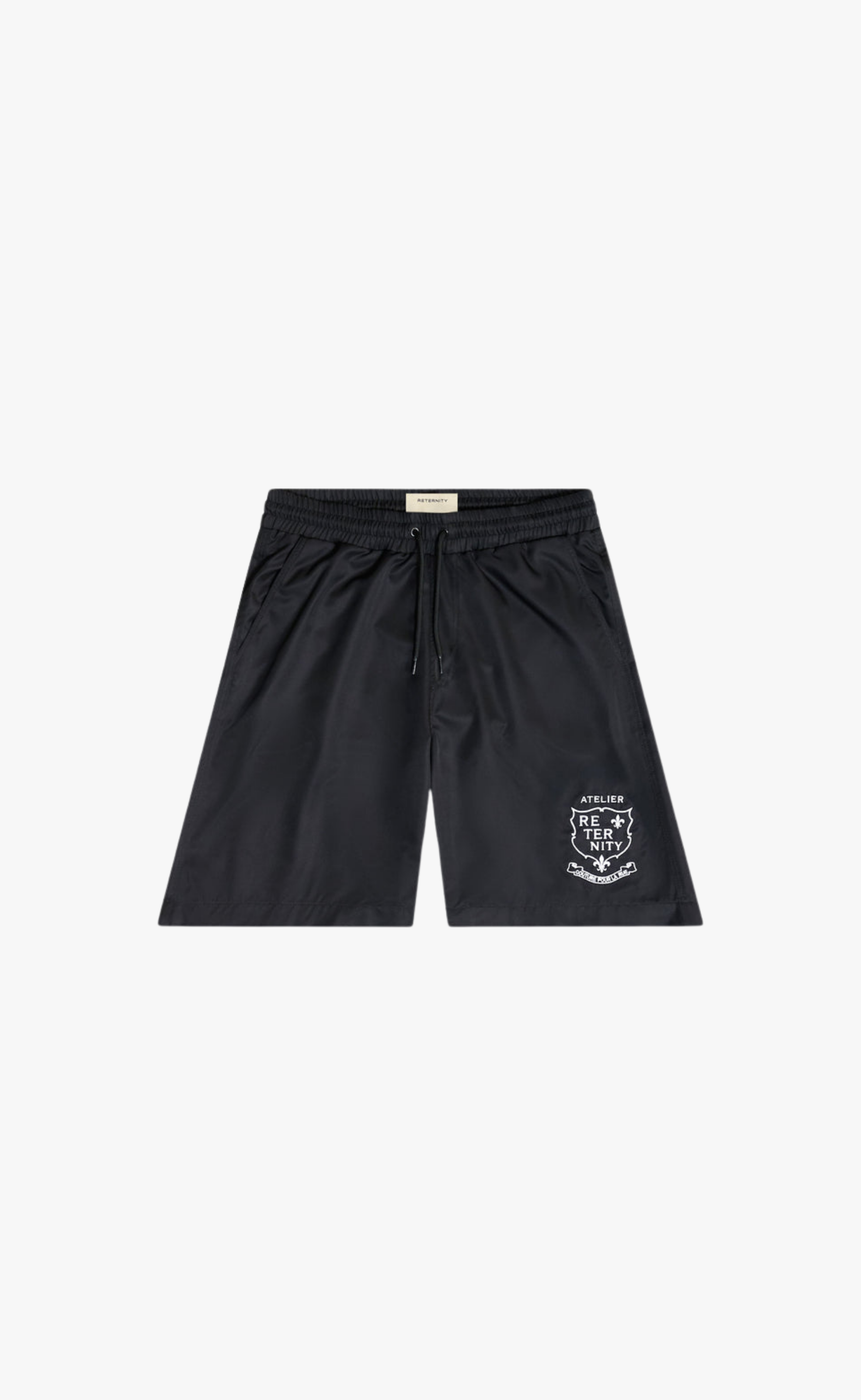 L ATELIER DE LA RUE SWIM BLACK SHORTS
