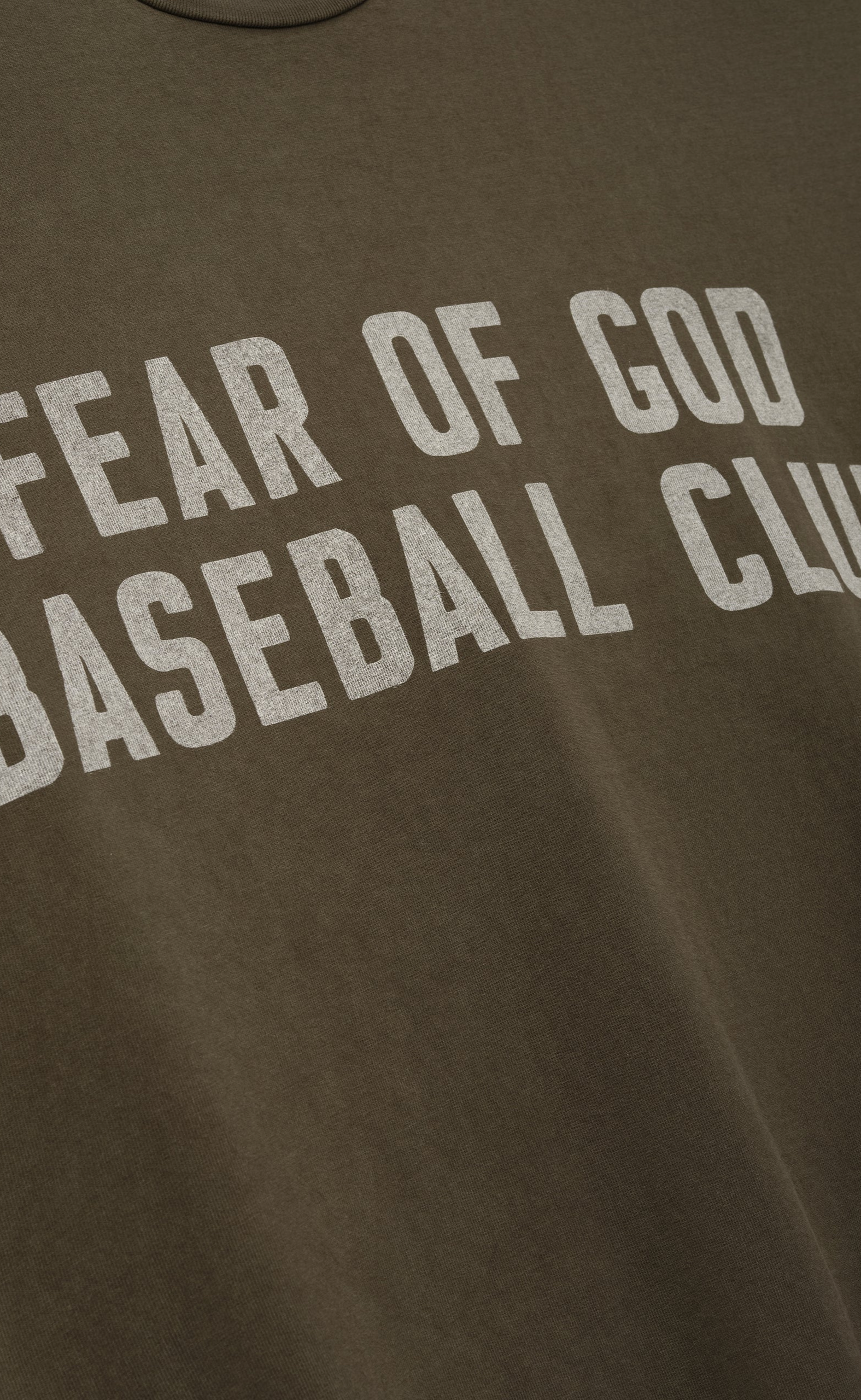 BASEBALL CLUB FADED BROWN T-SHIRT