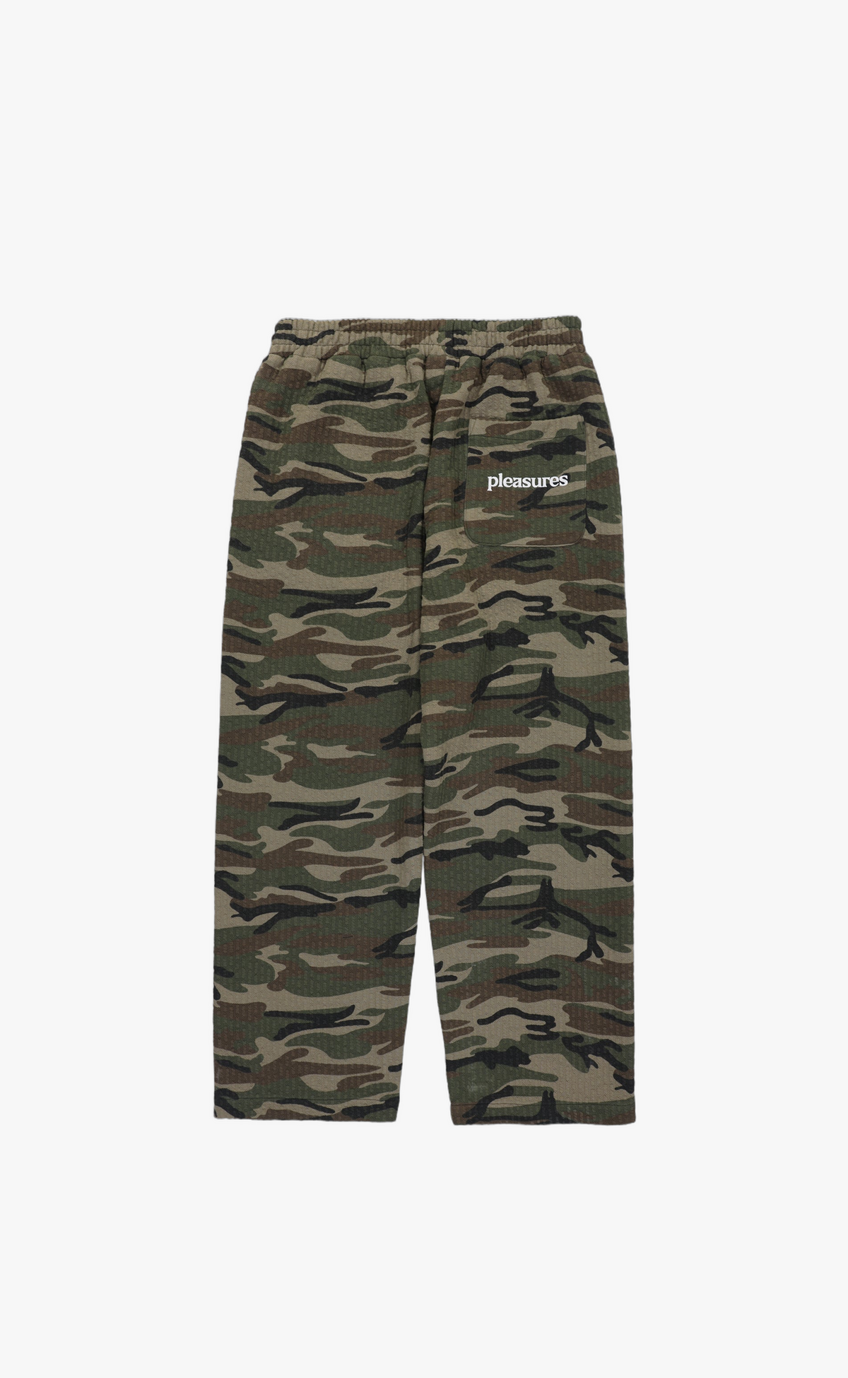 TEXTURED CAMO DESIRE CAMO SWEATPANTS