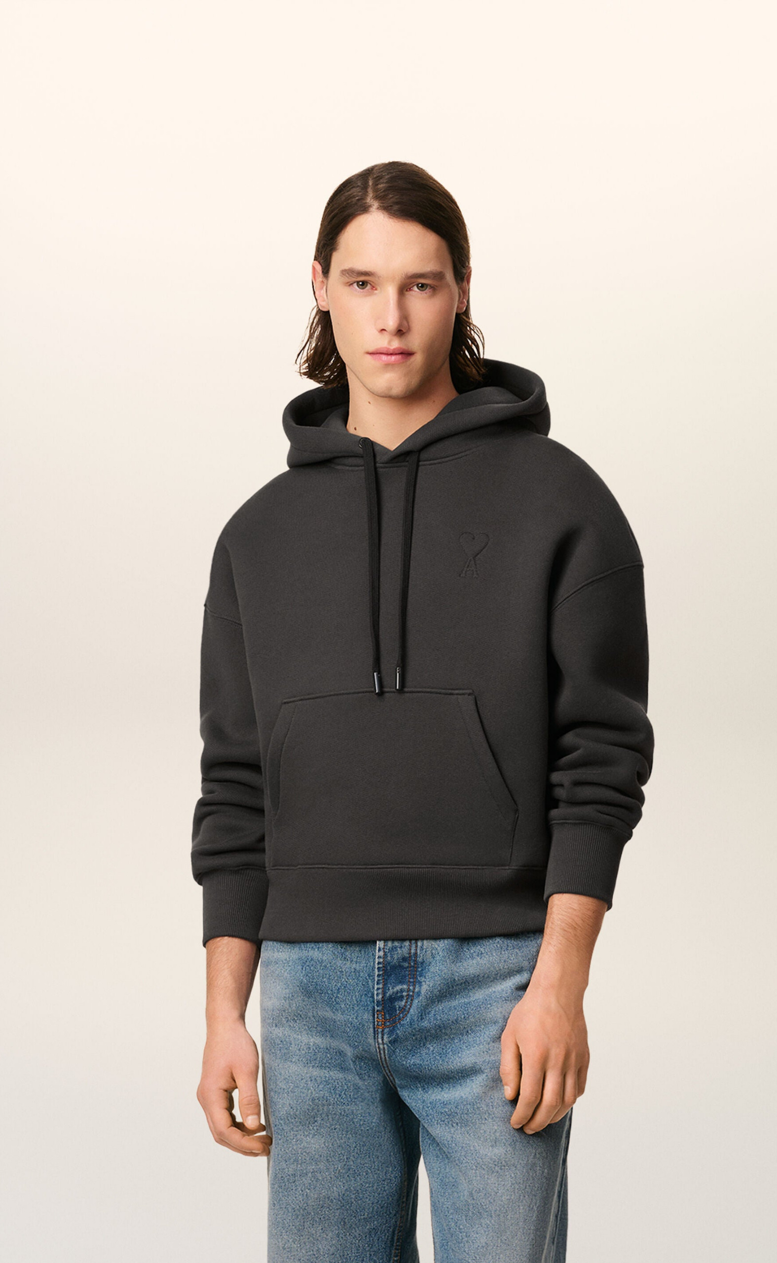 BIG ADC EMBOSSED ANTHRACITE HOODIE