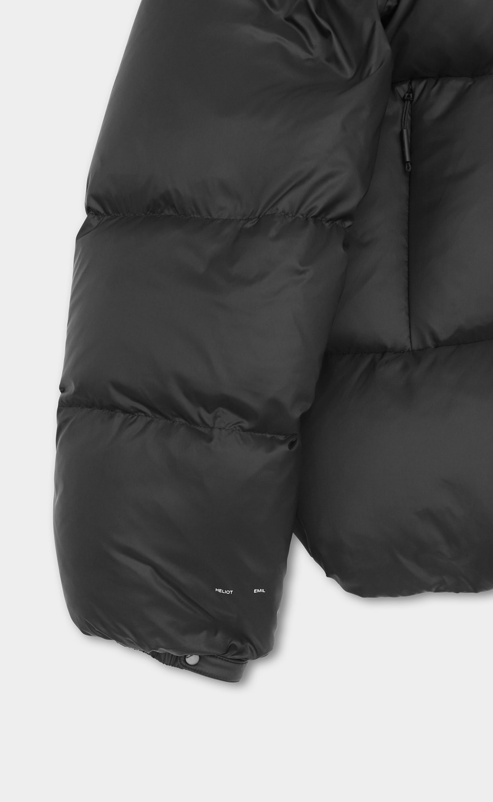 LUMEN DOWN PUFFER BLACK JACKET