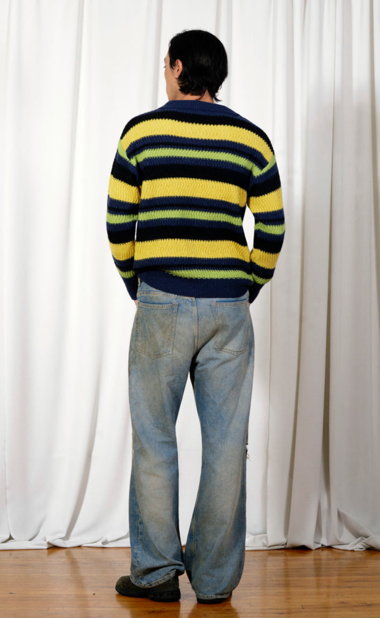 COOPER POLO YELLOW SWEATER