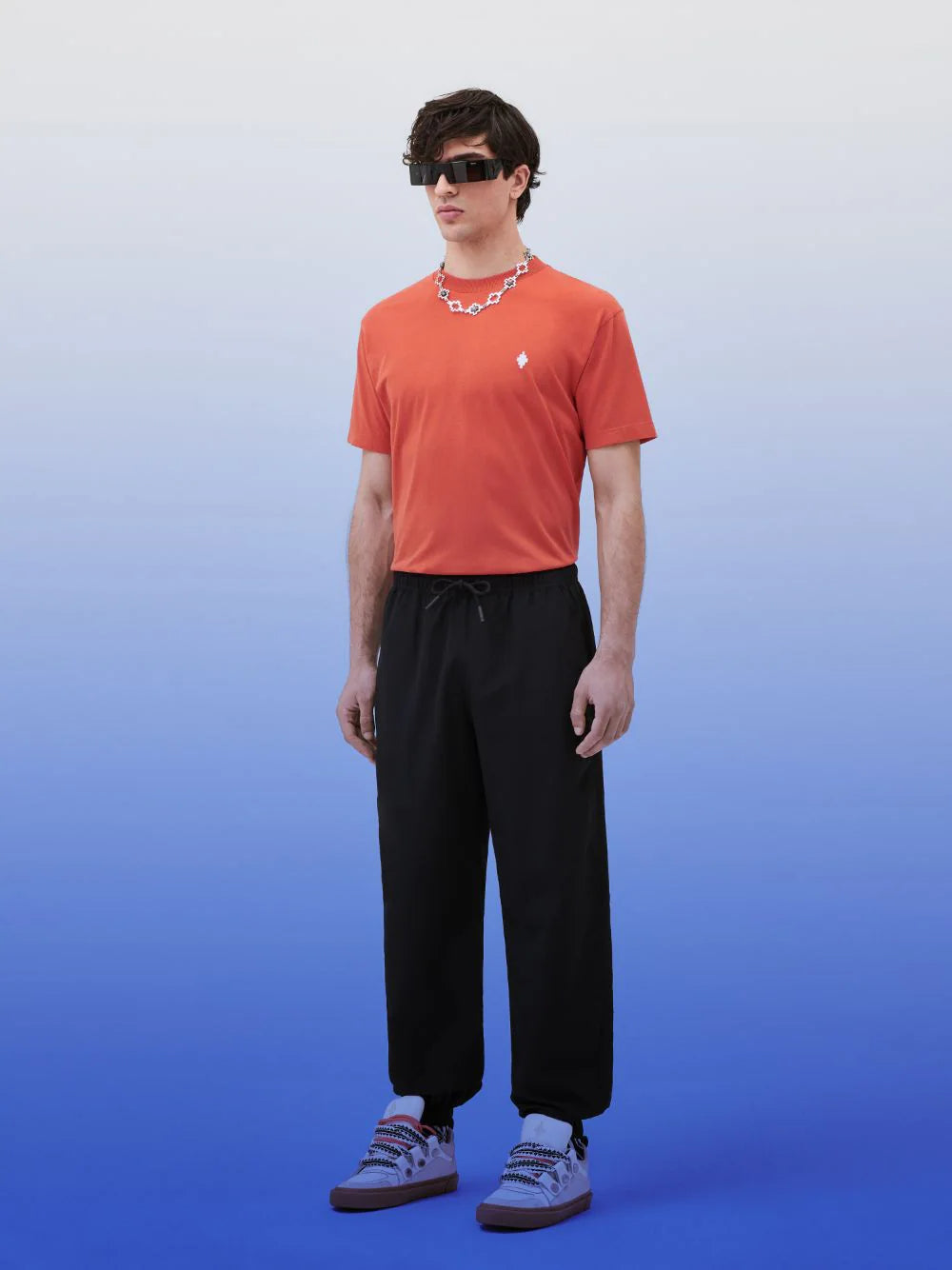GAME CROSS NYLON JOGGING BLACK RED
