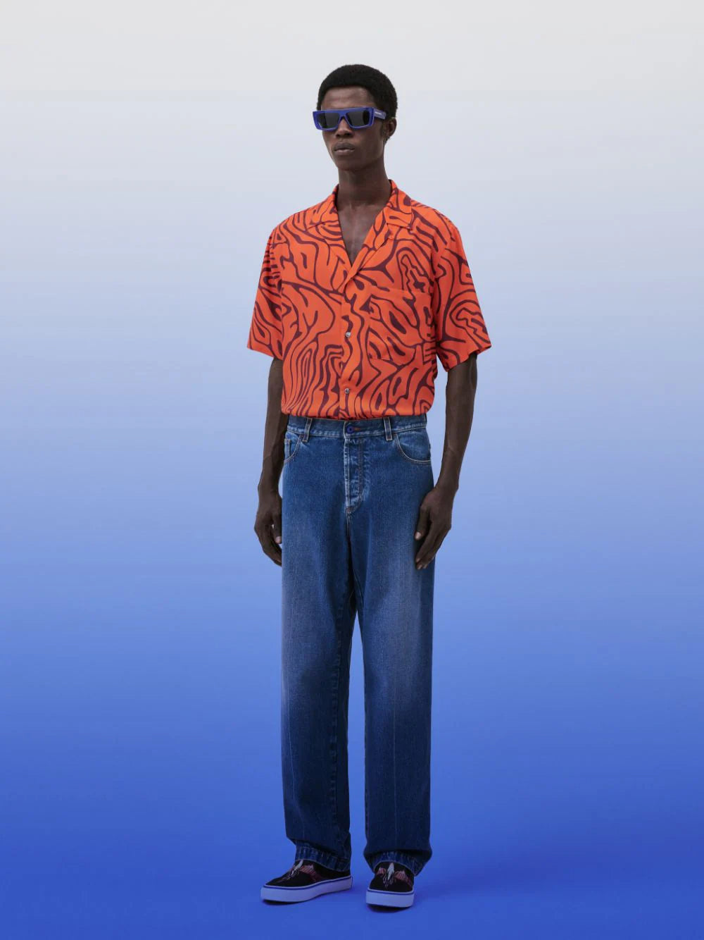 MEDIUM STONE DNM STRAIGHT PANTS INDIGO N