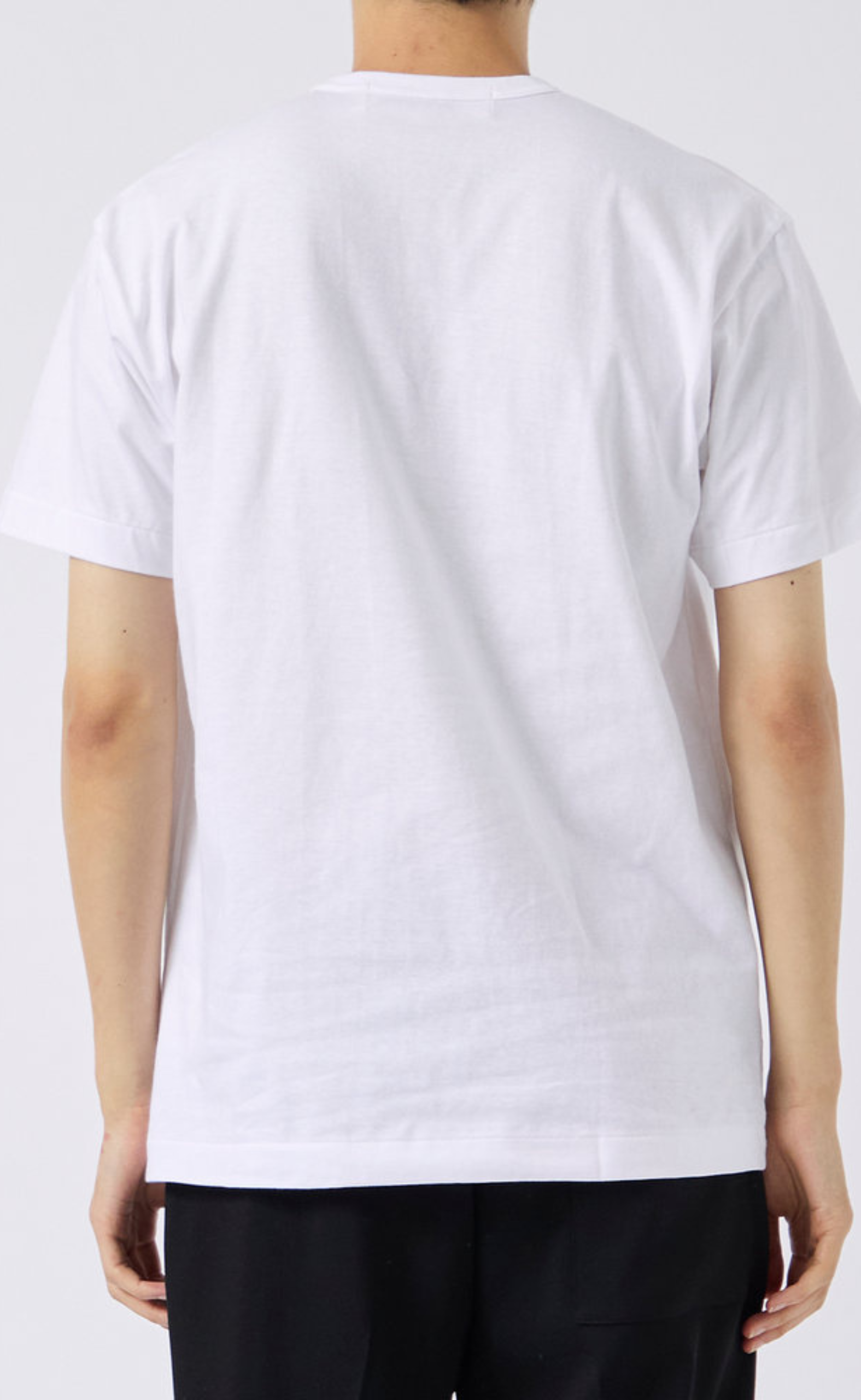 EMBROIDERED HART WHITE T-SHIRT
