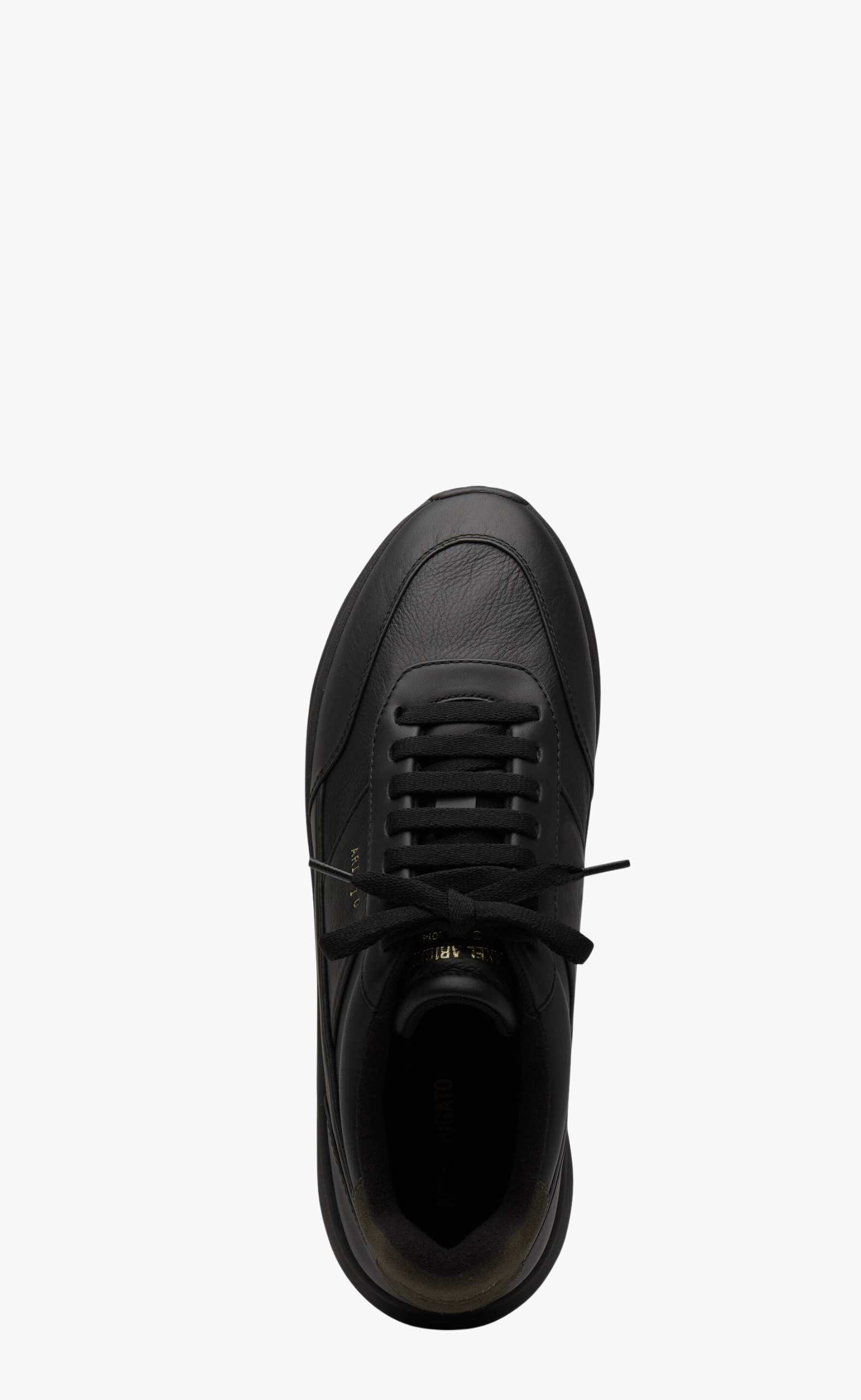 GENESIS NEO LEATHER RUNNER BLACK GREEN SNEAKER