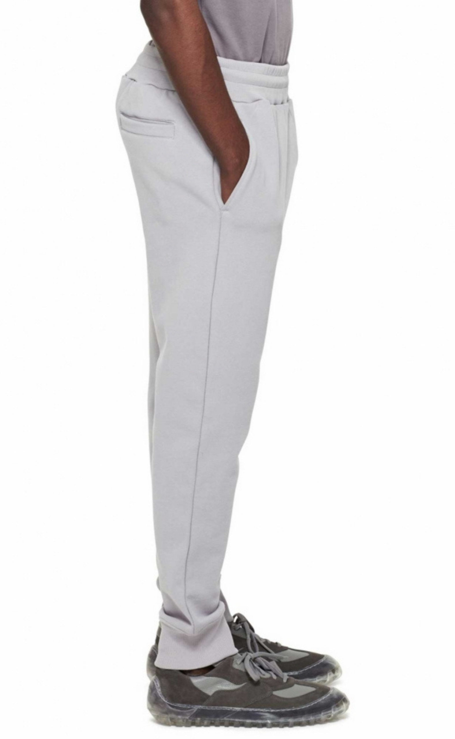EMBROIDERY LOGO SLATE GREY SWEATPANT