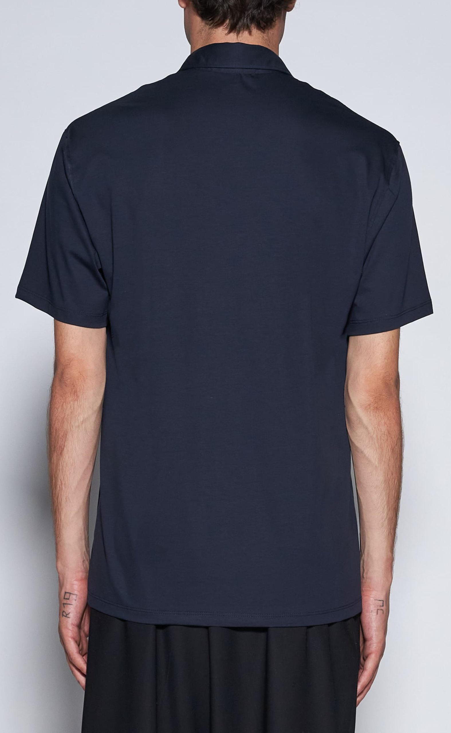 REGULAR POLO COTTON NAVY T-SHIRT