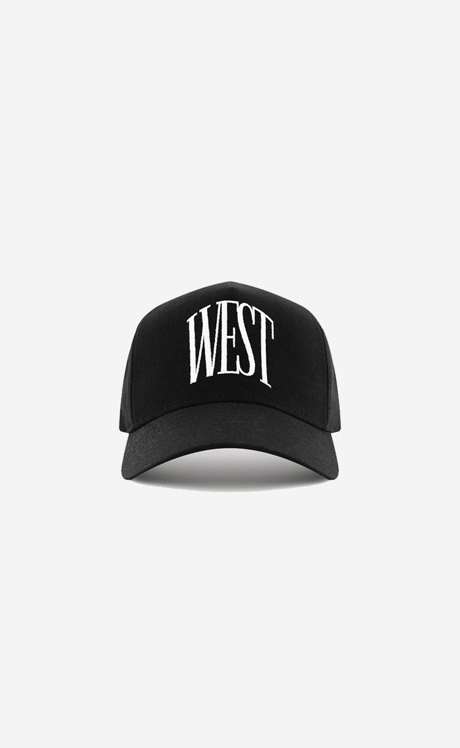 BLACK WOOL WEST STRUCTURED TRUCKER HAT