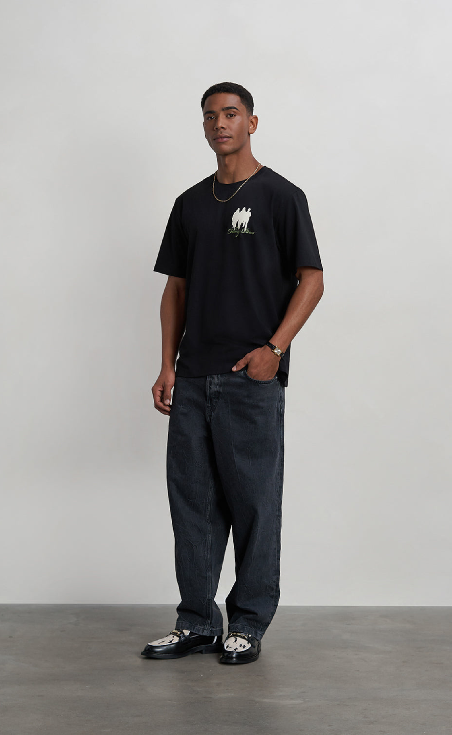 T-SHIRT UNITED BY GENERATIONS BLACK