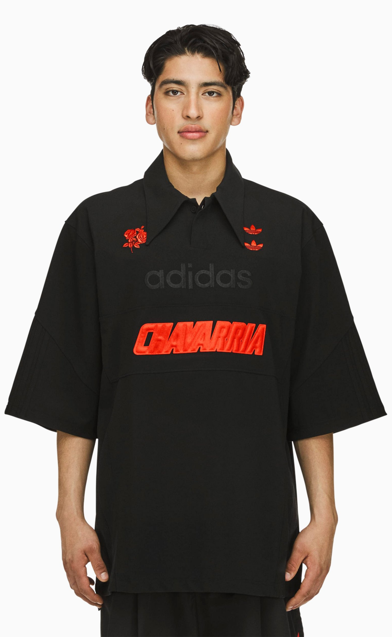 CHAVARRIA POLO BLACK T-SHIRT
