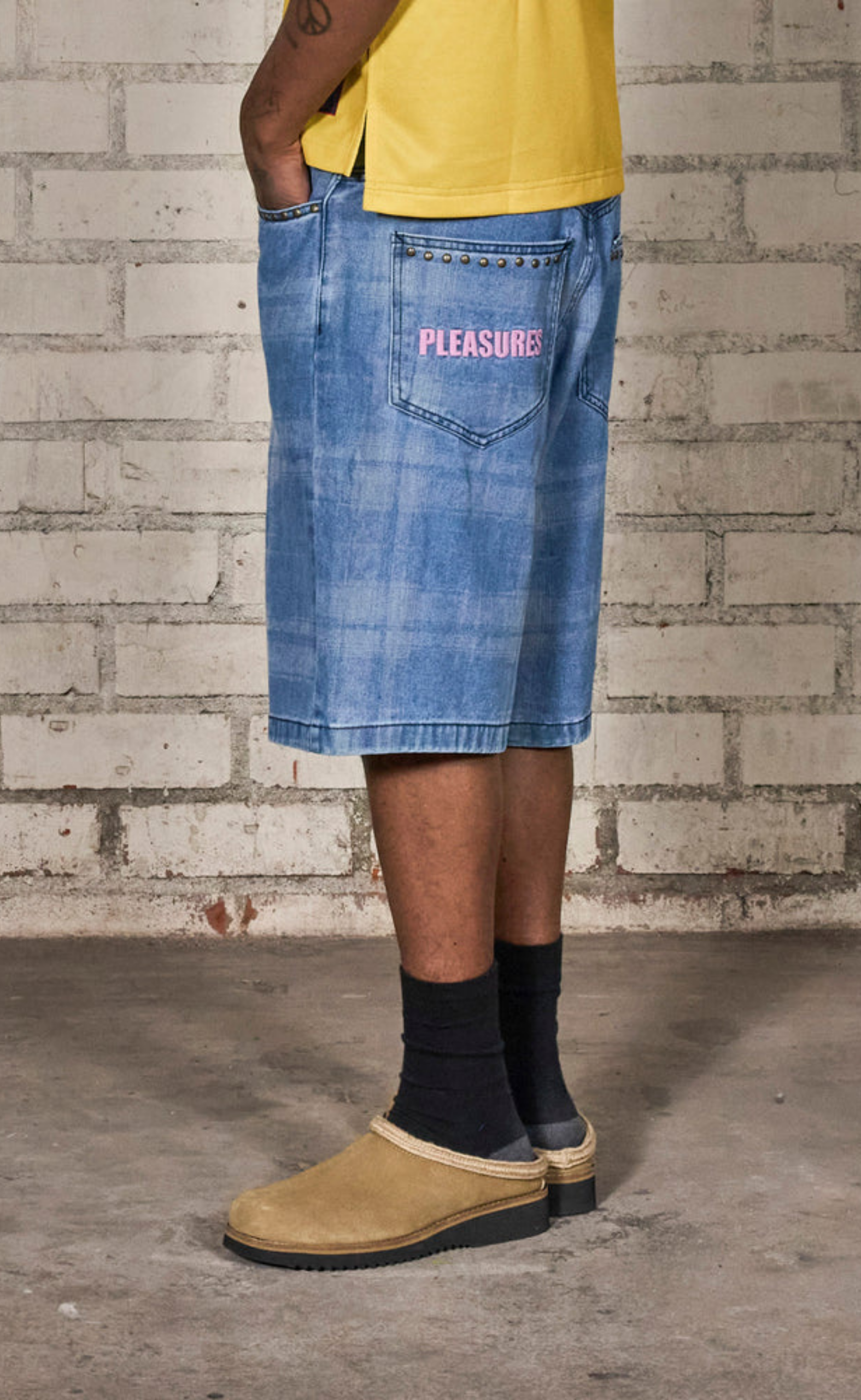 EXPERIMENT INDIGO SHORTS
