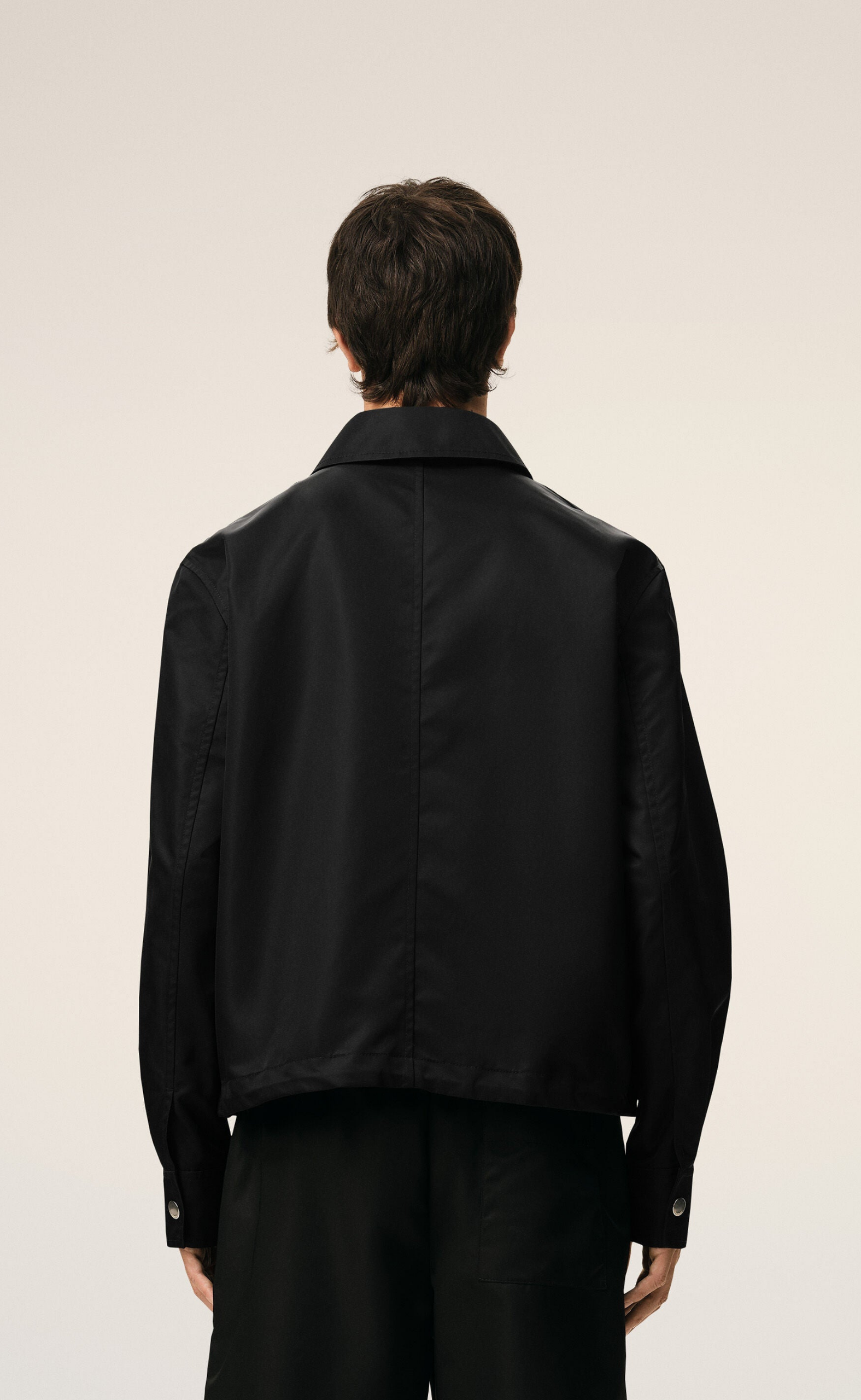 NYLON AMI DE COEUR STUD BUTTONED BLACK JACKET