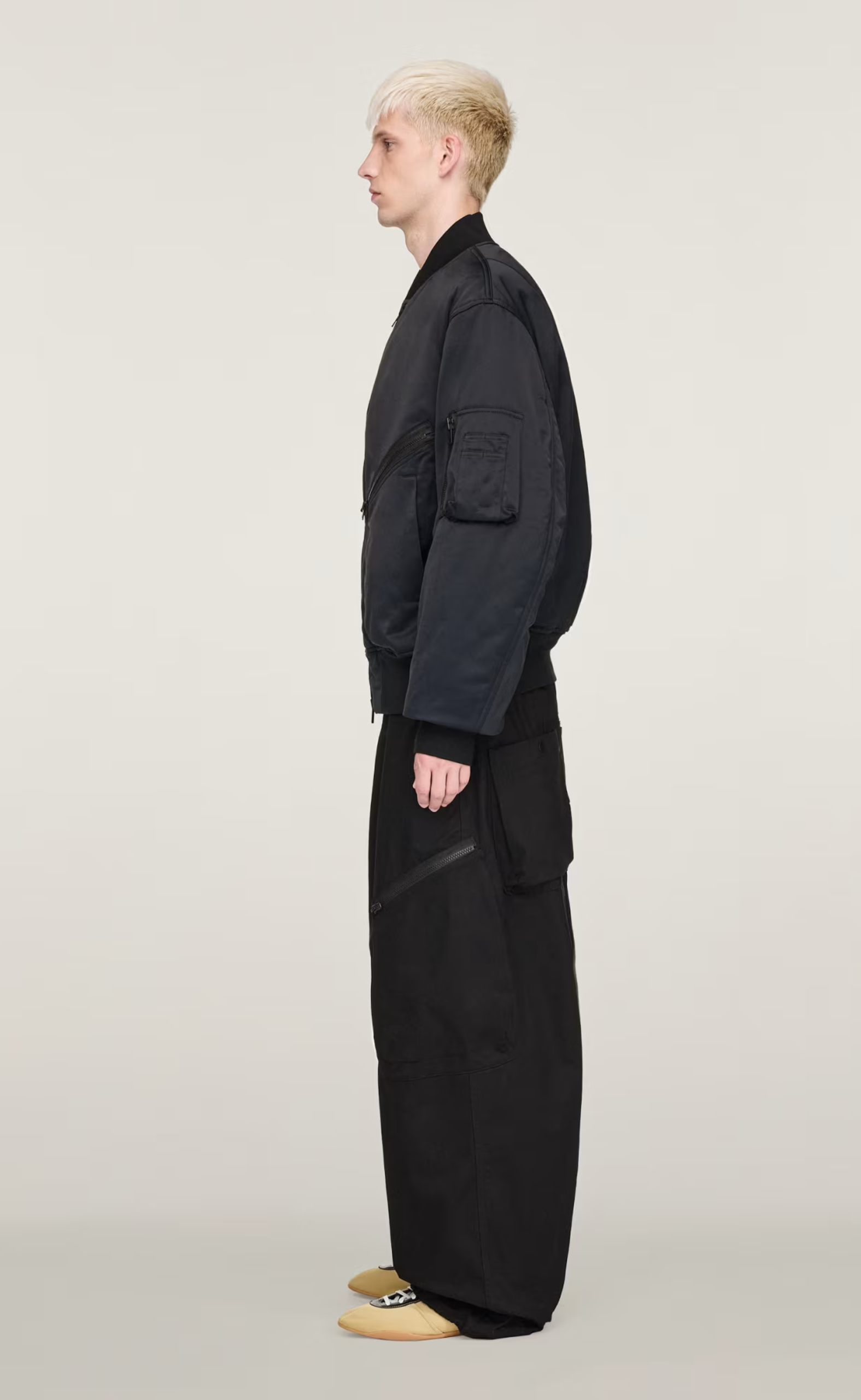 Y-3 BOMBER BLACK JACKET